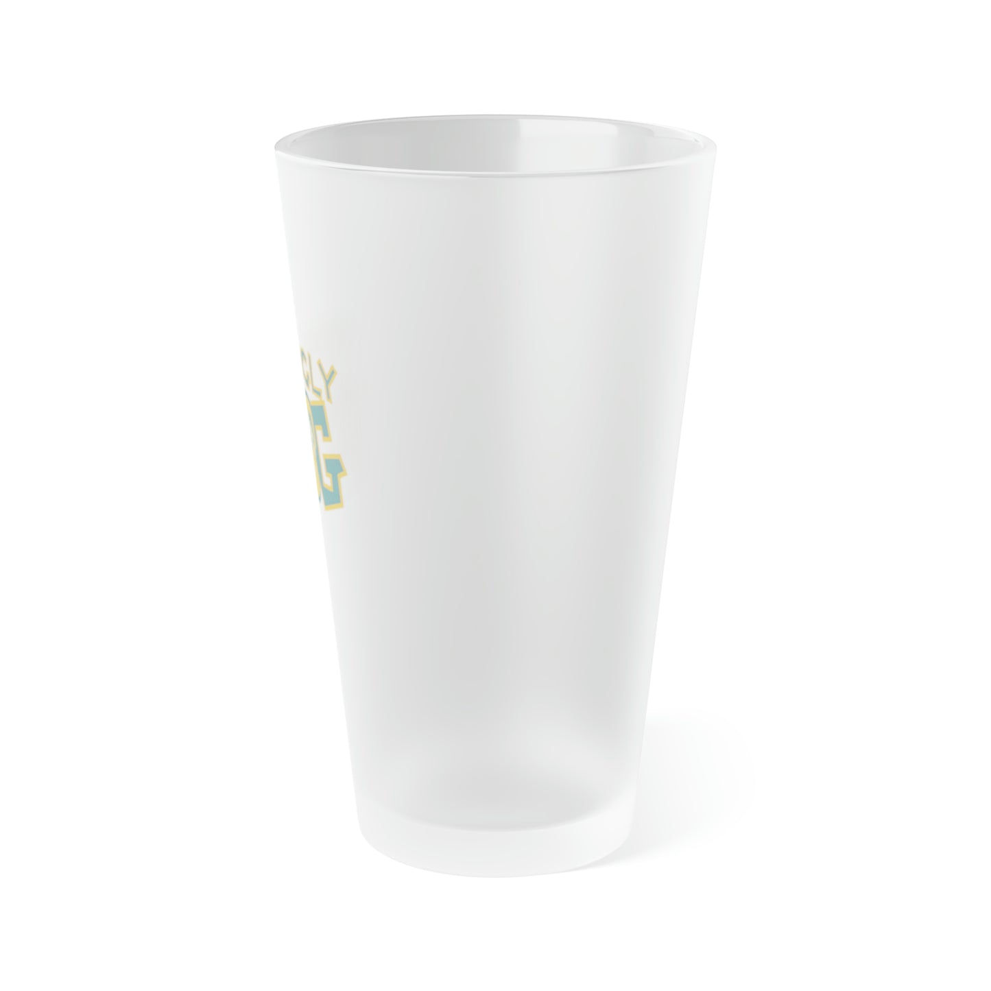 The Ugly Mug Frosted Pint Glass, 16oz