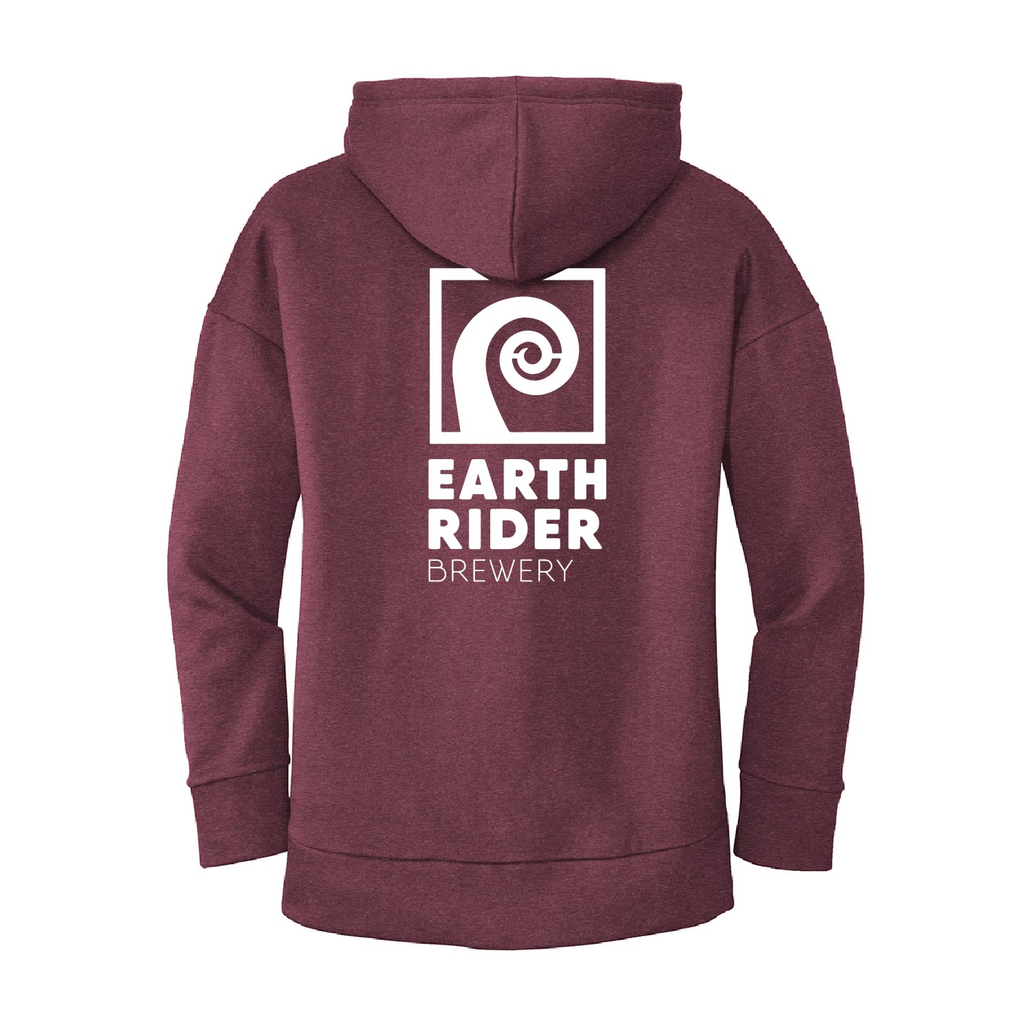 Earth Rider Women’s Perfect Weight Fleece Drop Shoulder Full-Zip Hoodie