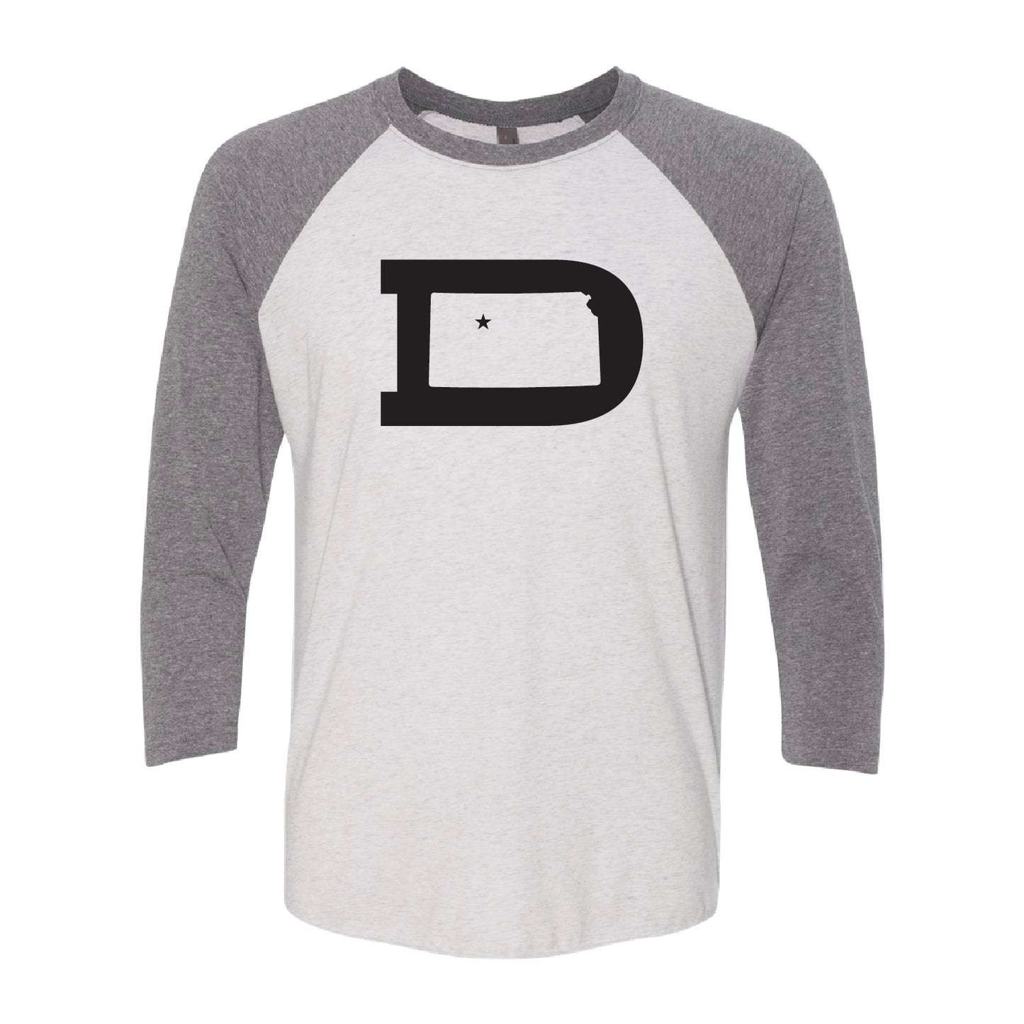 Defiance Brewing Co. Unisex Tri-Blend 3/4-Sleeve Raglan Tee