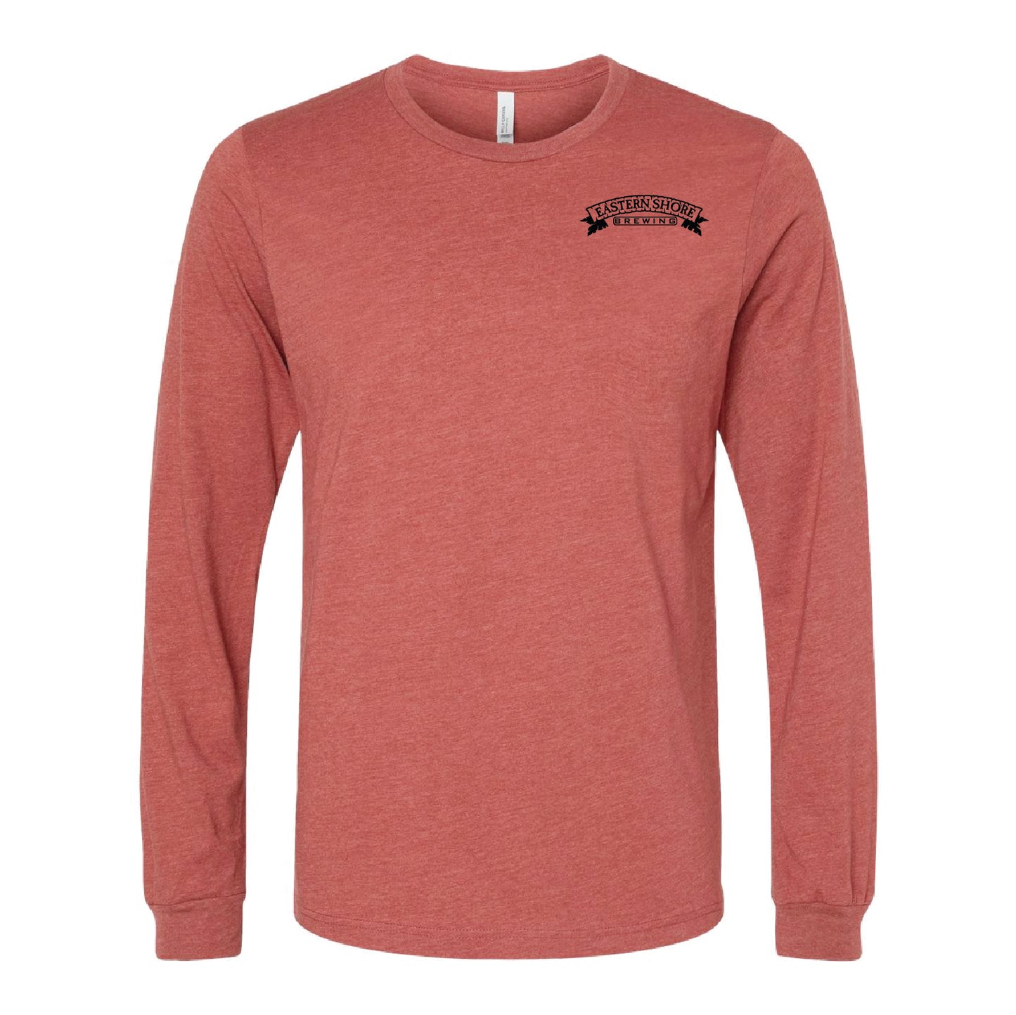 Eastern Shore Brewing Unisex Heather CVC Long Sleeve Tee