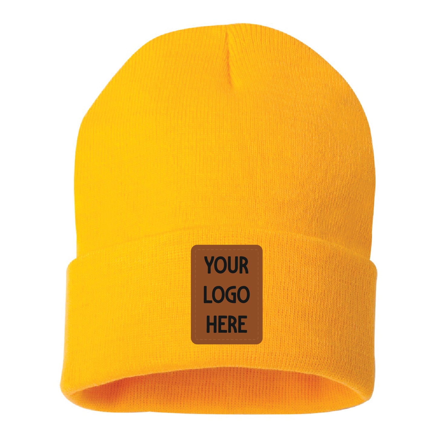 Solid 12" Cuffed Beanie