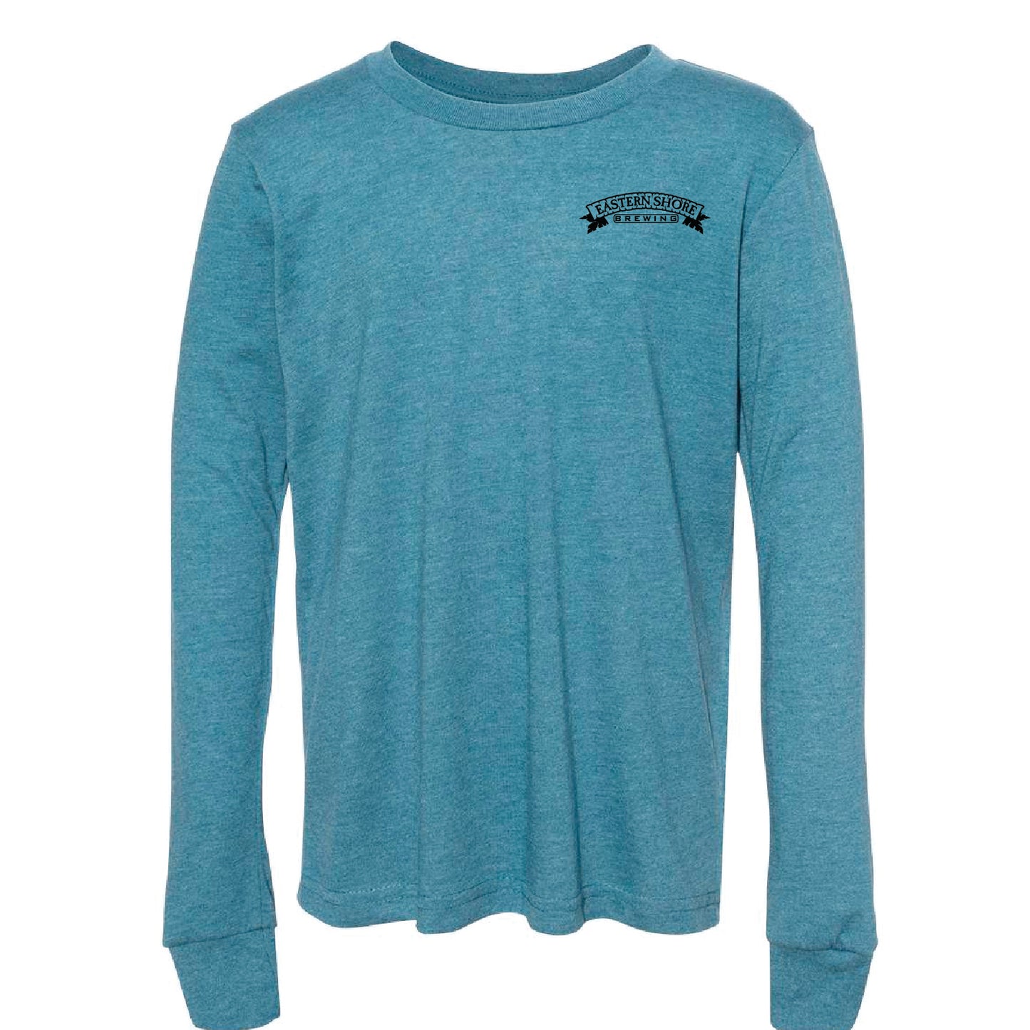 Eastern Shore Brewing Unisex Heather CVC Long Sleeve Tee