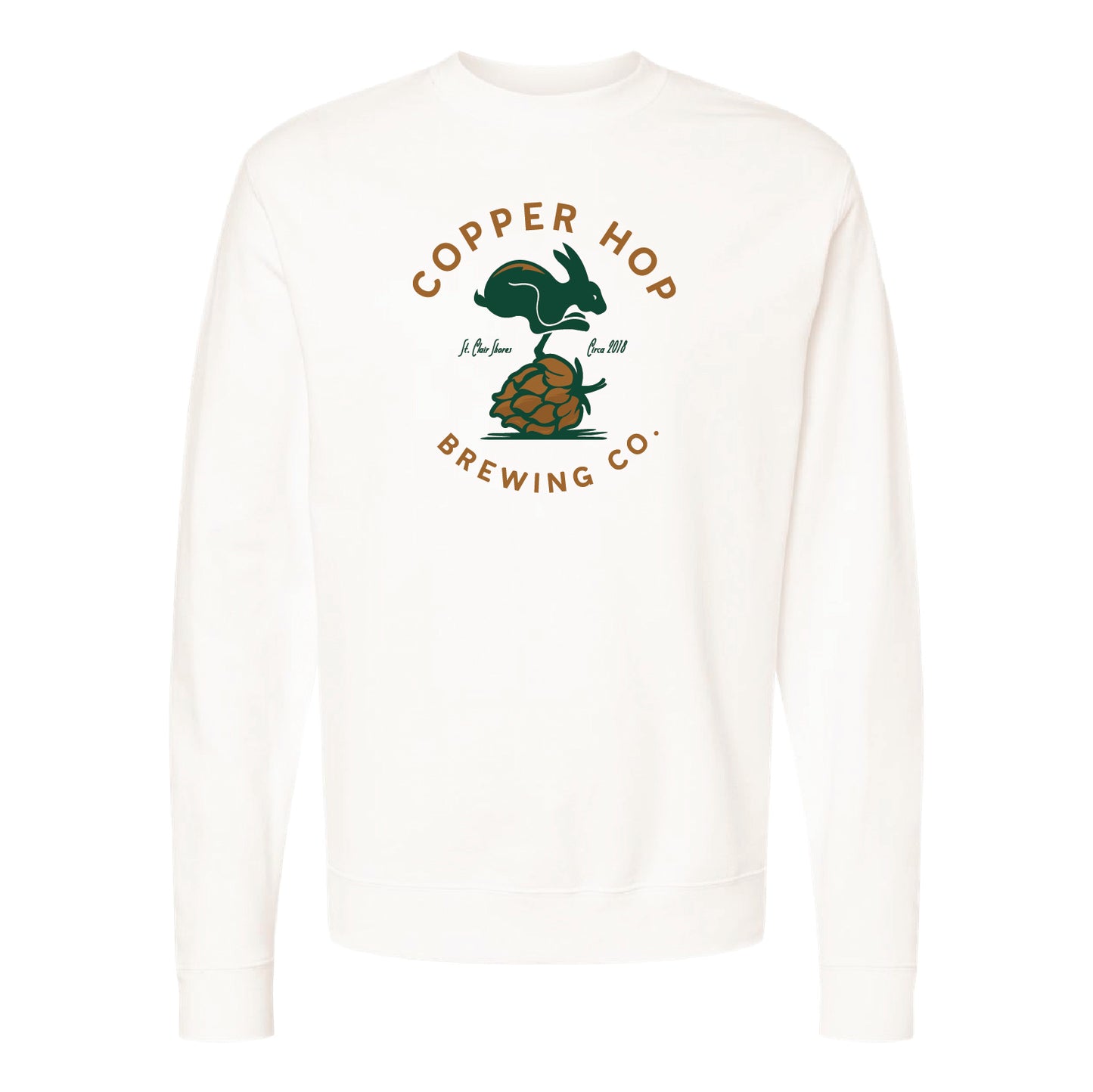 Copper Hop Unisex Midweight Sweatshirt
