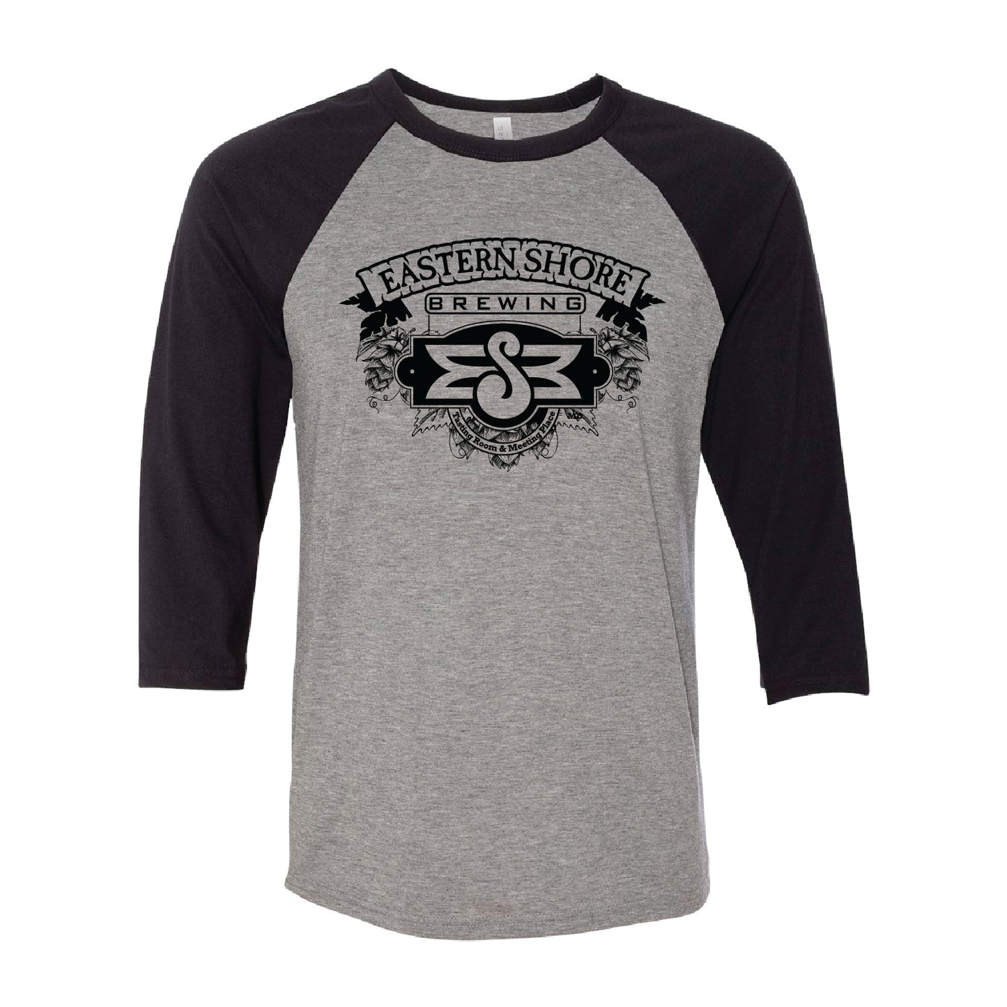 Eastern Shore Brewing Three-Quarter Sleeve Baseball Tee