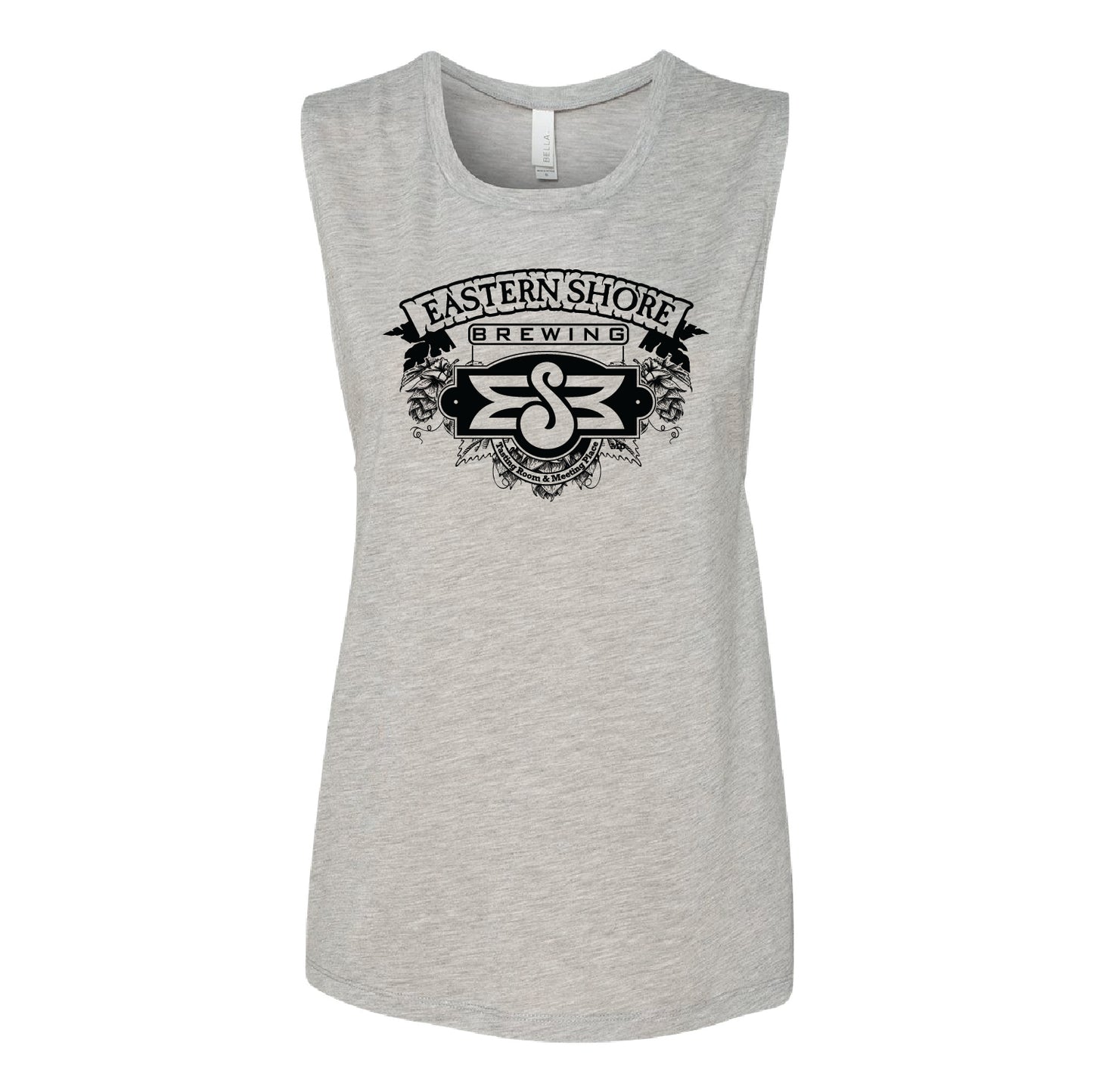 Eastern Shore Brewing Women's Flowy Scoop Muscle Tank