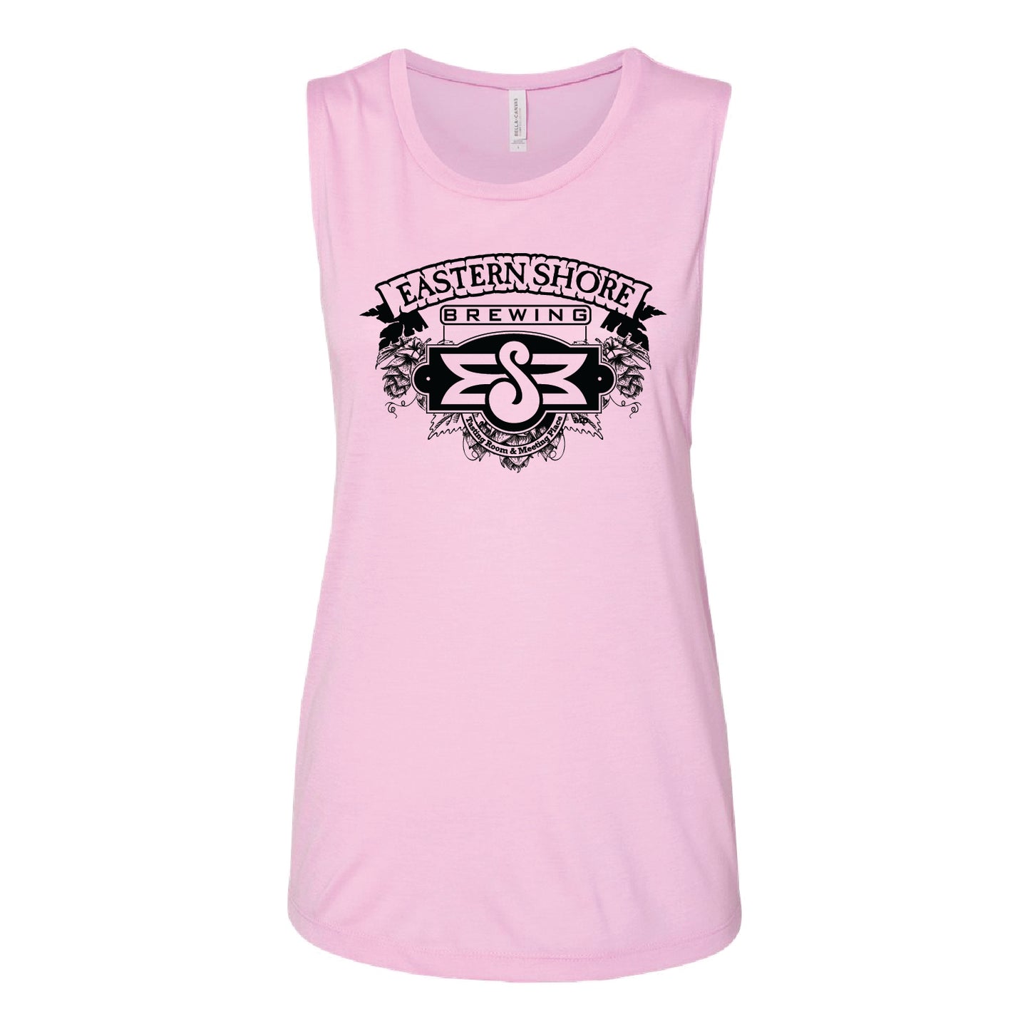 Eastern Shore Brewing Women's Flowy Scoop Muscle Tank