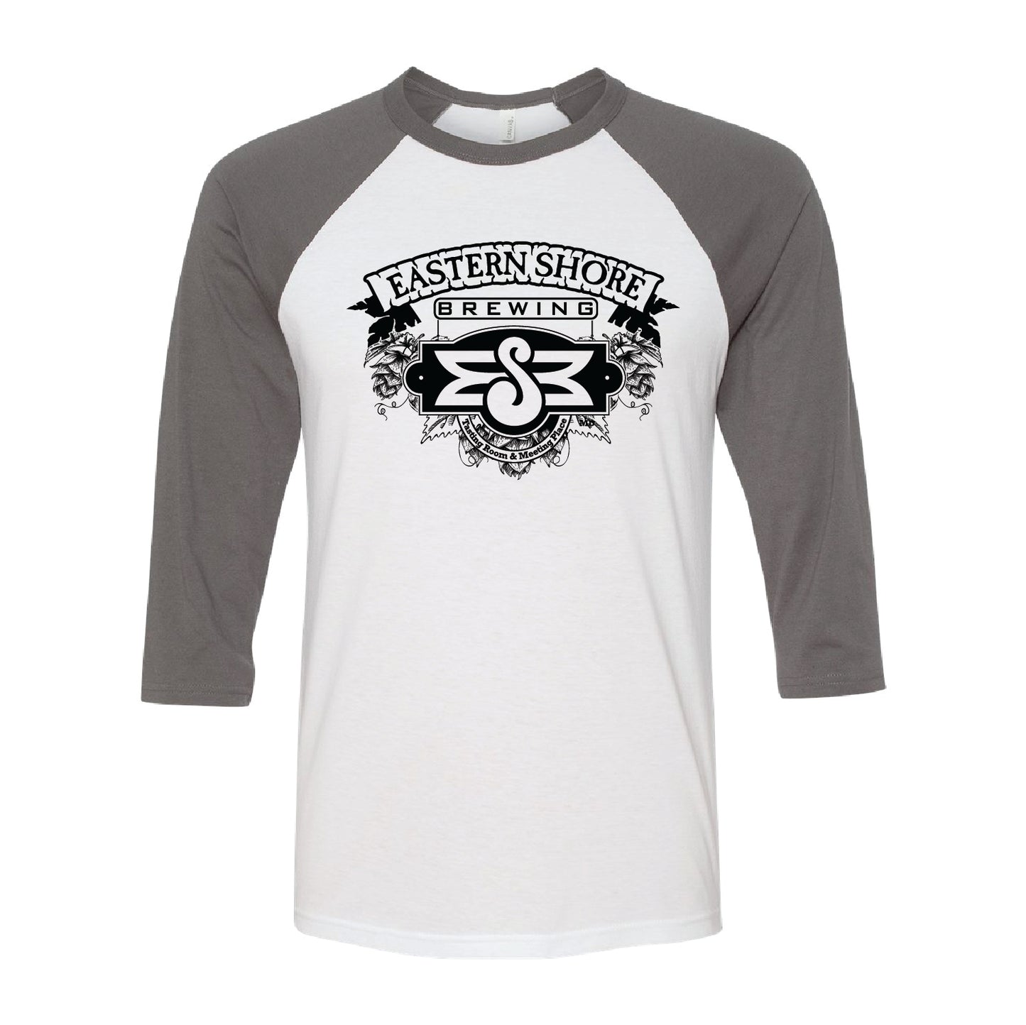 Eastern Shore Brewing Three-Quarter Sleeve Baseball Tee