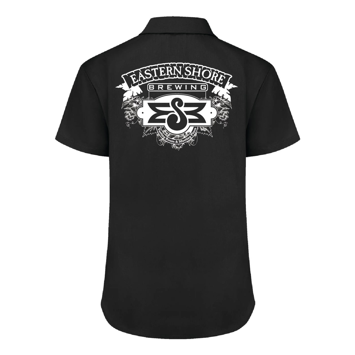 Eastern Shore Brewing Women's Short Sleeve Industrial Work Shirt