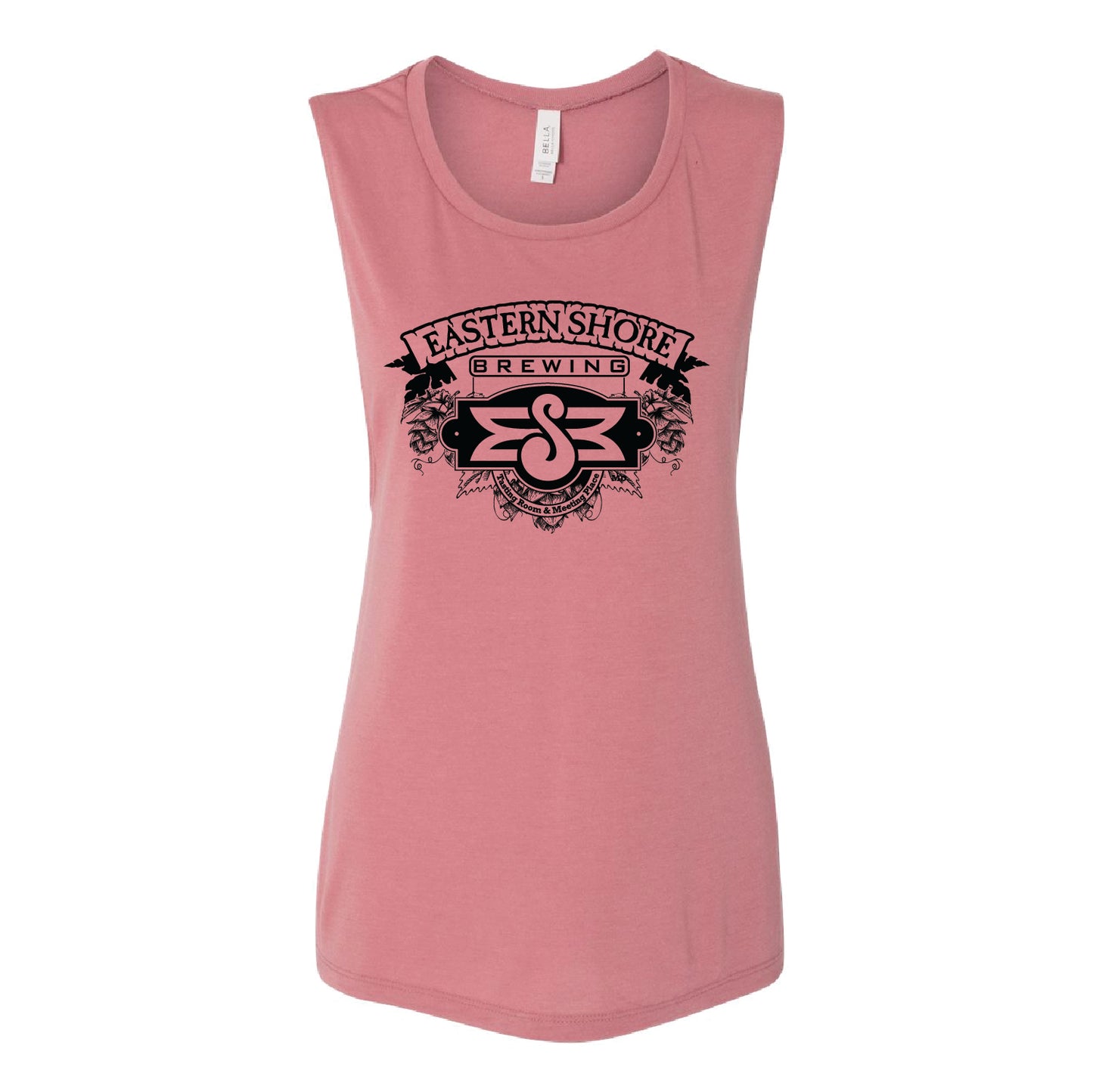 Eastern Shore Brewing Women's Flowy Scoop Muscle Tank