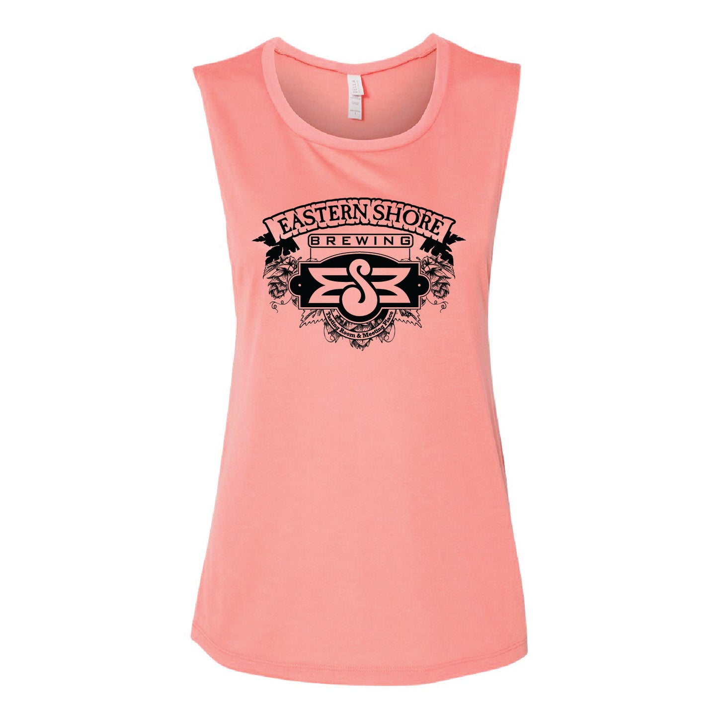 Eastern Shore Brewing Women's Flowy Scoop Muscle Tank