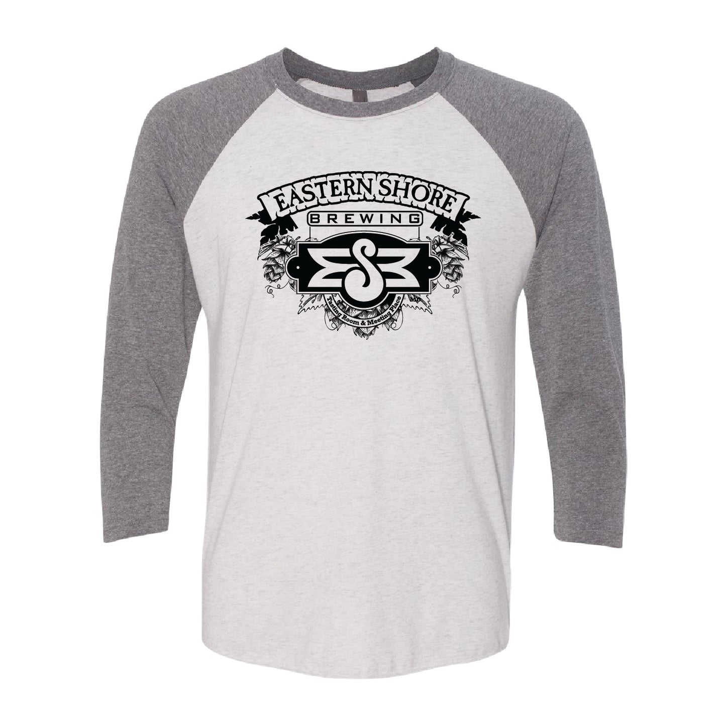 Eastern Shore Brewing Triblend Three-Quarter Raglan T-Shirt
