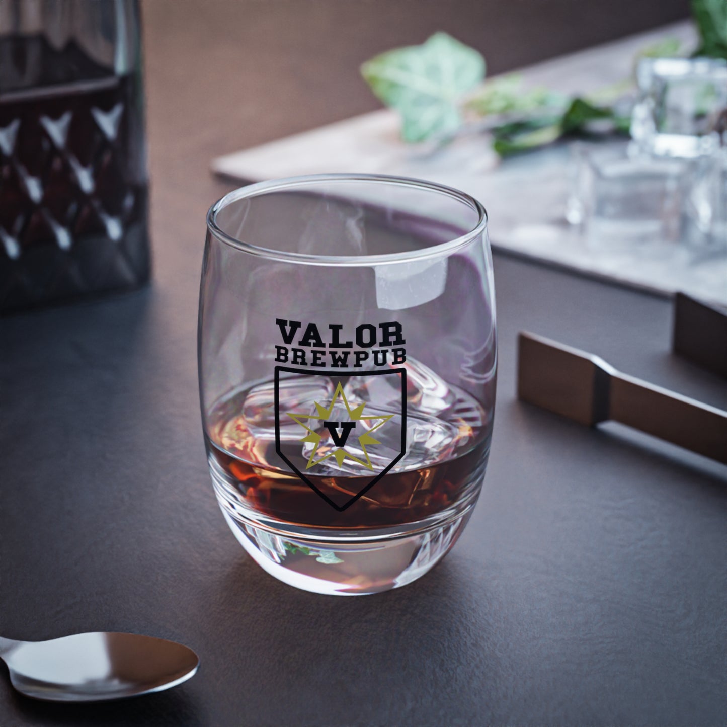 Valor BrewPub Whiskey Glass