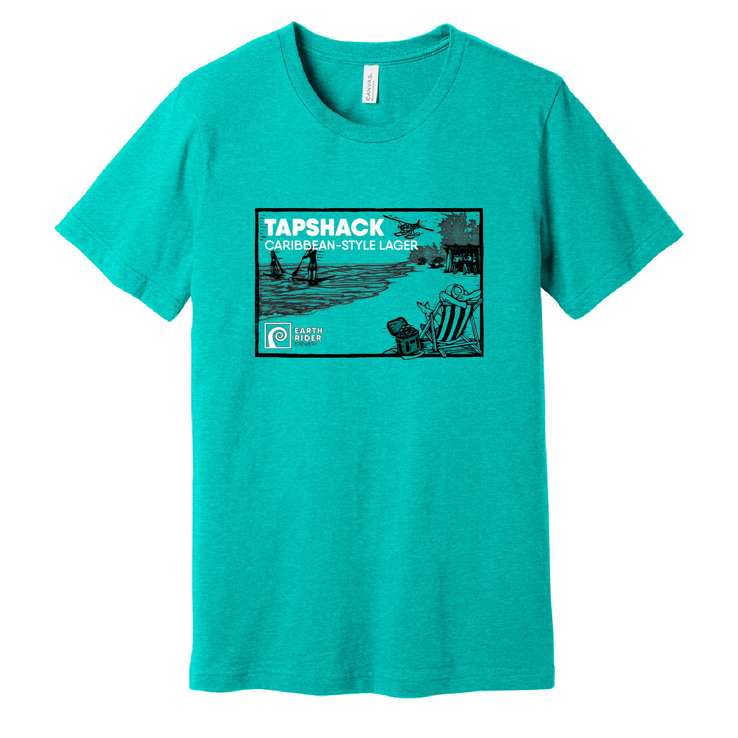 Earth Rider Tap Shack lager Jersey Tee