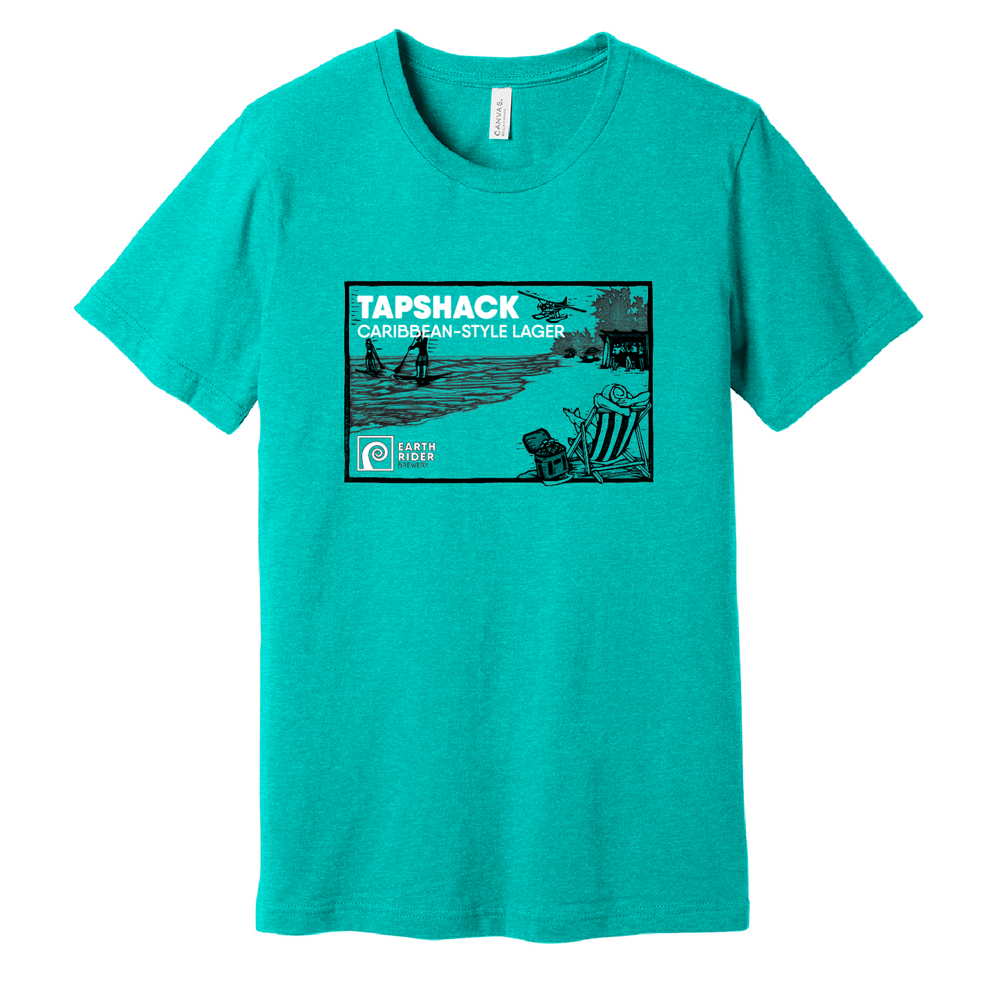 Earth Rider Tap Shack lager Jersey Tee