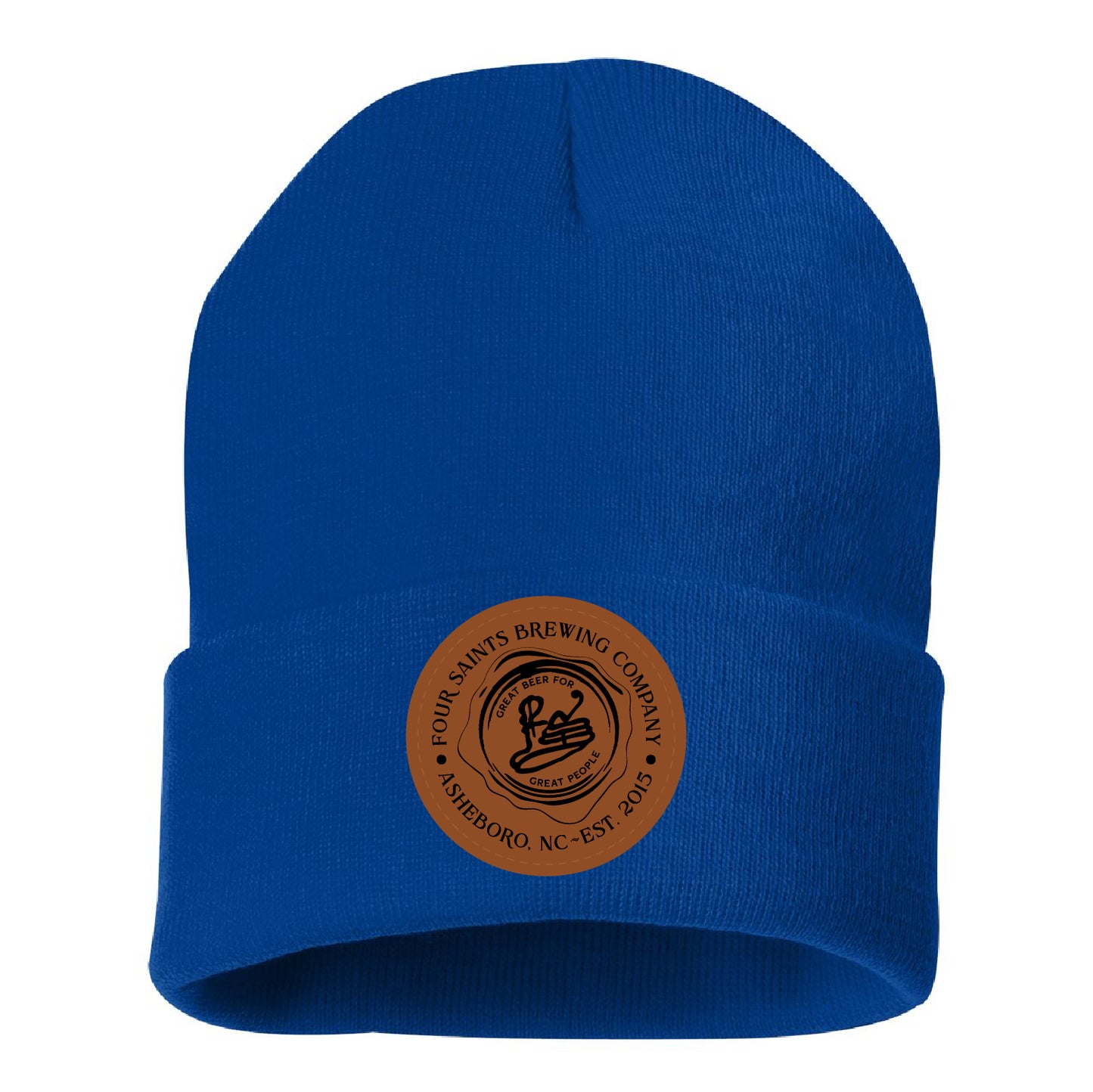 Four Saints Brewing Solid 12" Cuffed Beanie