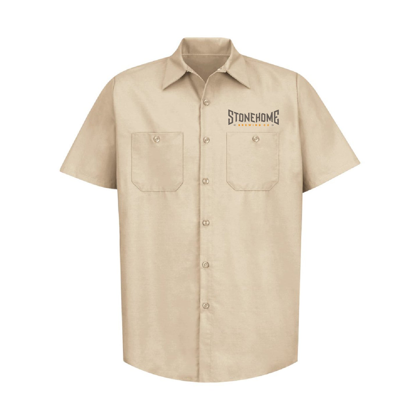 Stonehome Brewing Industrial Short Sleeve Work Shirt