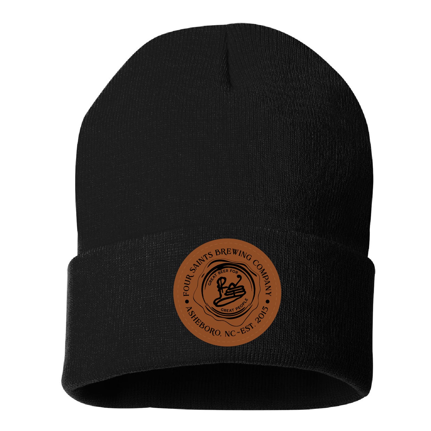 Four Saints Brewing Solid 12" Cuffed Beanie