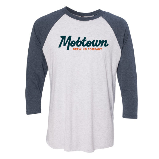 Mobtown Unisex Tri-Blend 3/4-Sleeve Raglan Tee