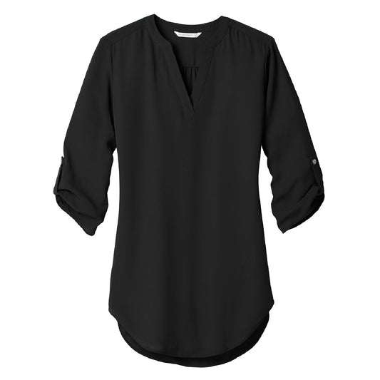 Women's 3/4-Sleeve Tunic Blouse