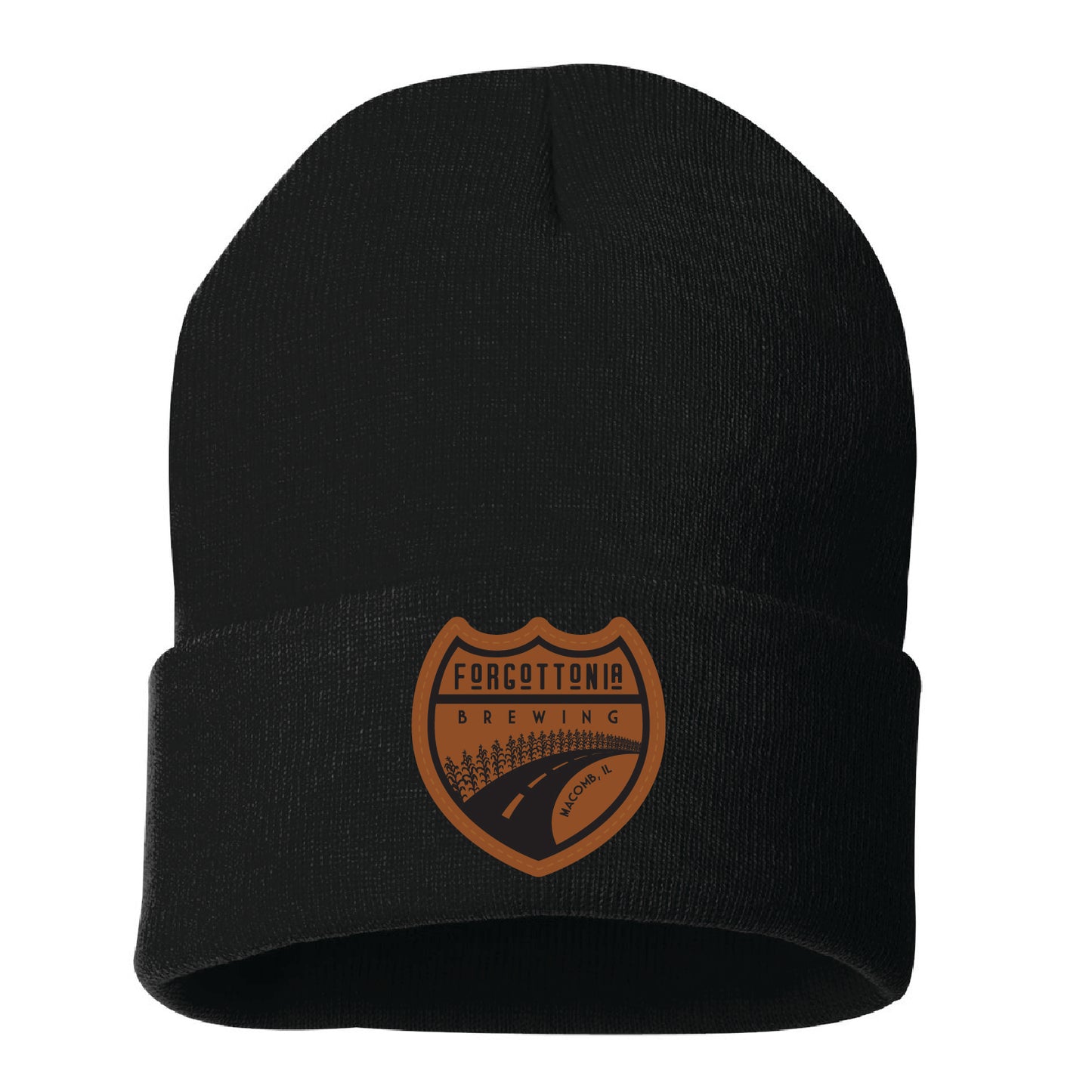 Forgottonia Brewing Solid 12" Cuffed Beanie