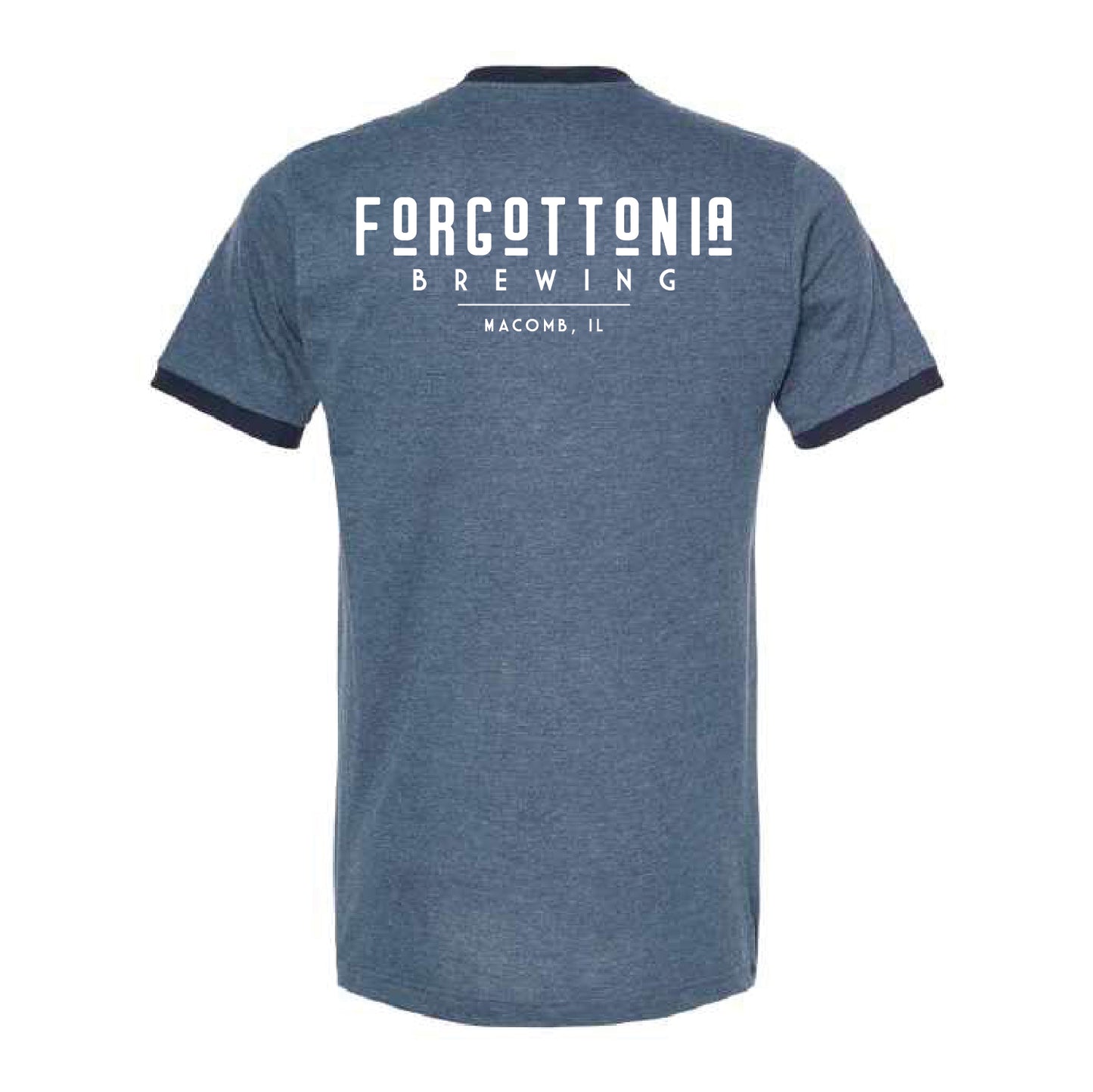 Forgottonia Brewing Unisex Fine Jersey Ringer T-Shirt