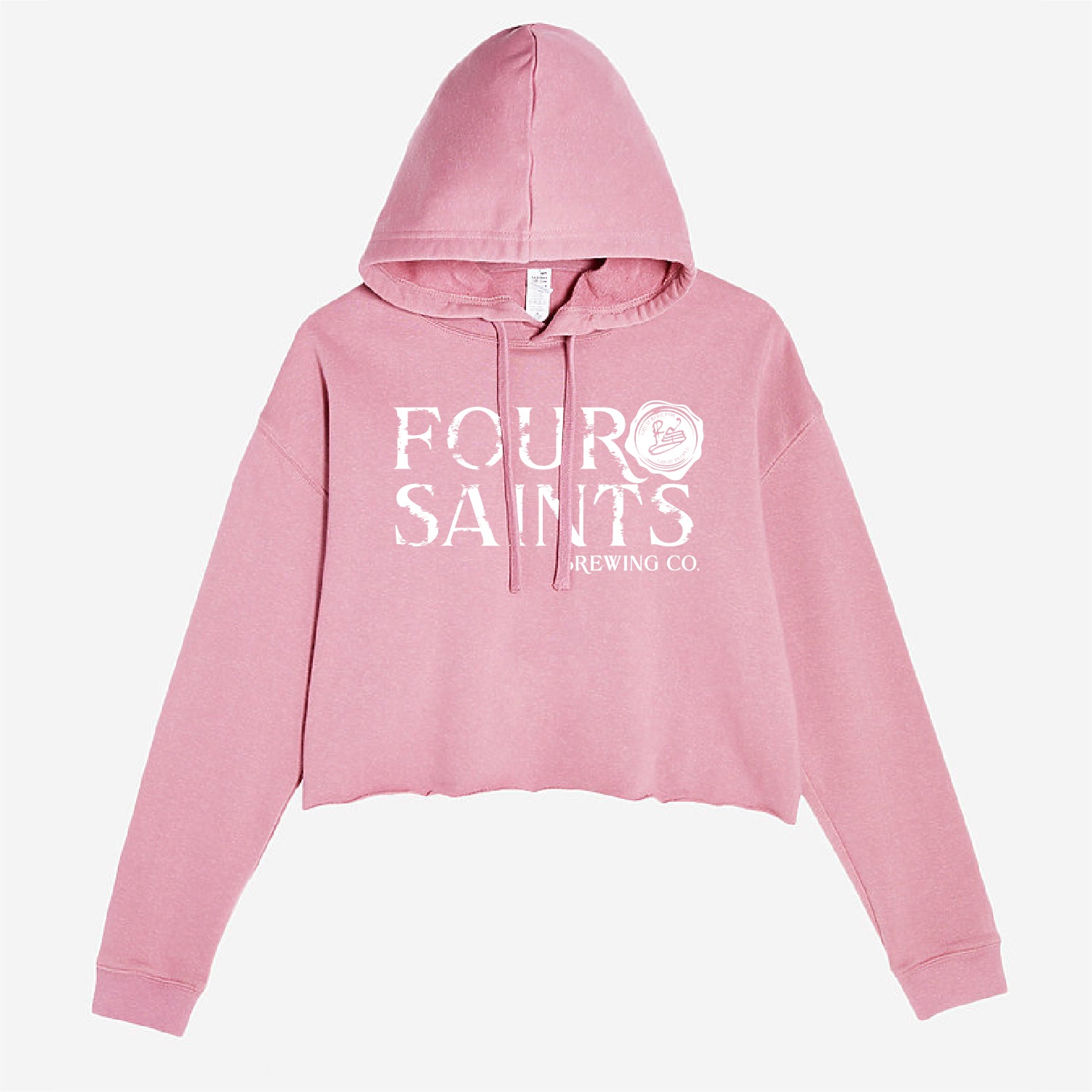 Four Saints Crop Hoodie