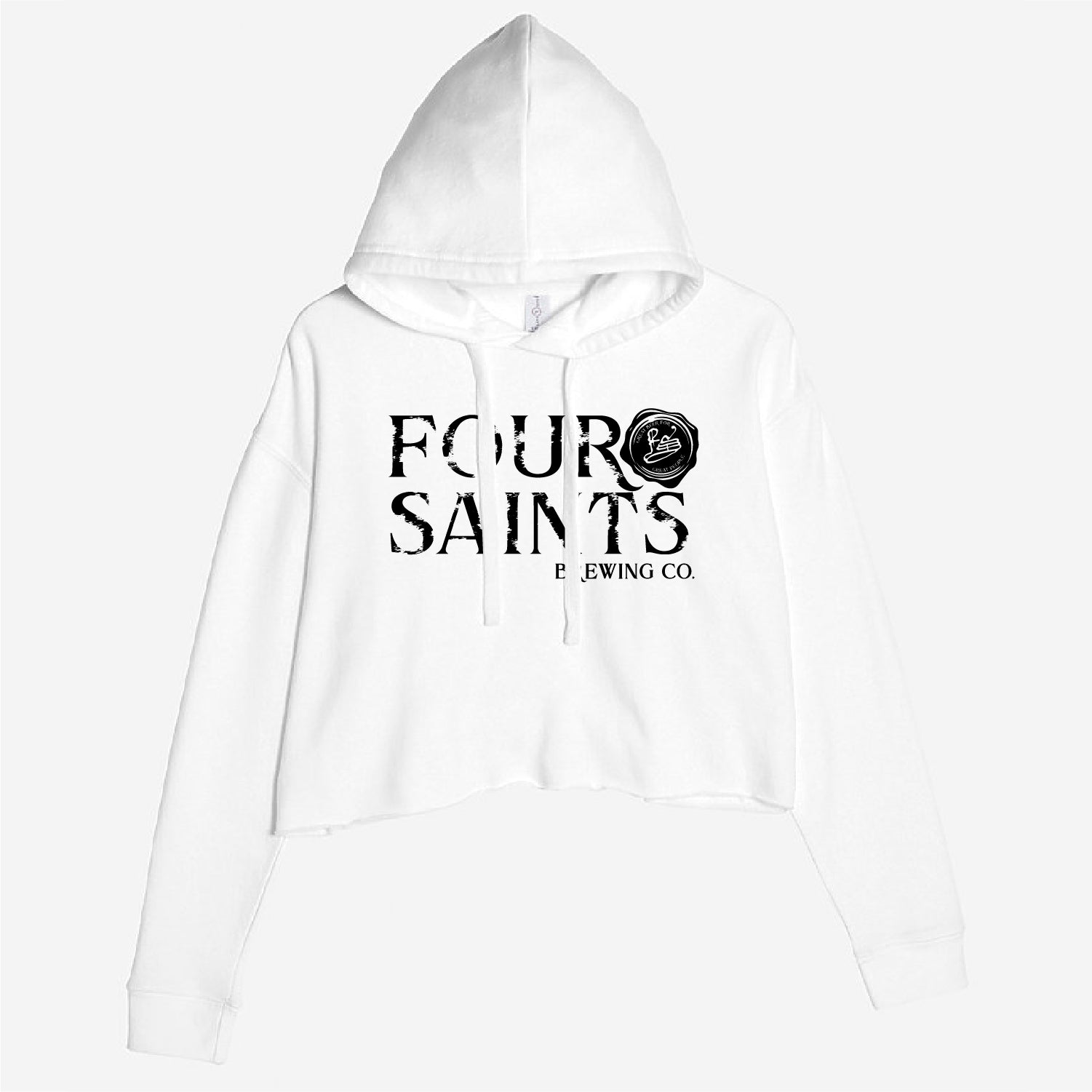 Four Saints Crop Hoodie