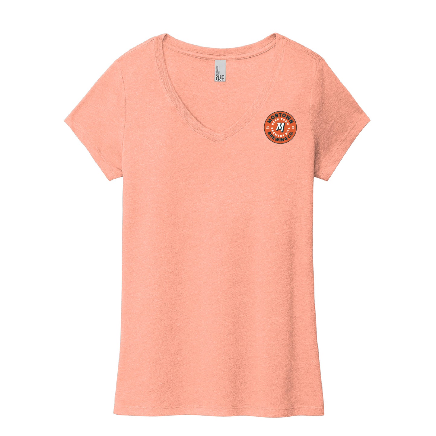 Mobtown Women’s Perfect Tri ® V-Neck Tee - Circle Logo