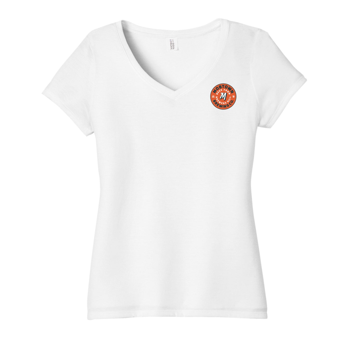 Mobtown Women’s Perfect Tri ® V-Neck Tee - Circle Logo