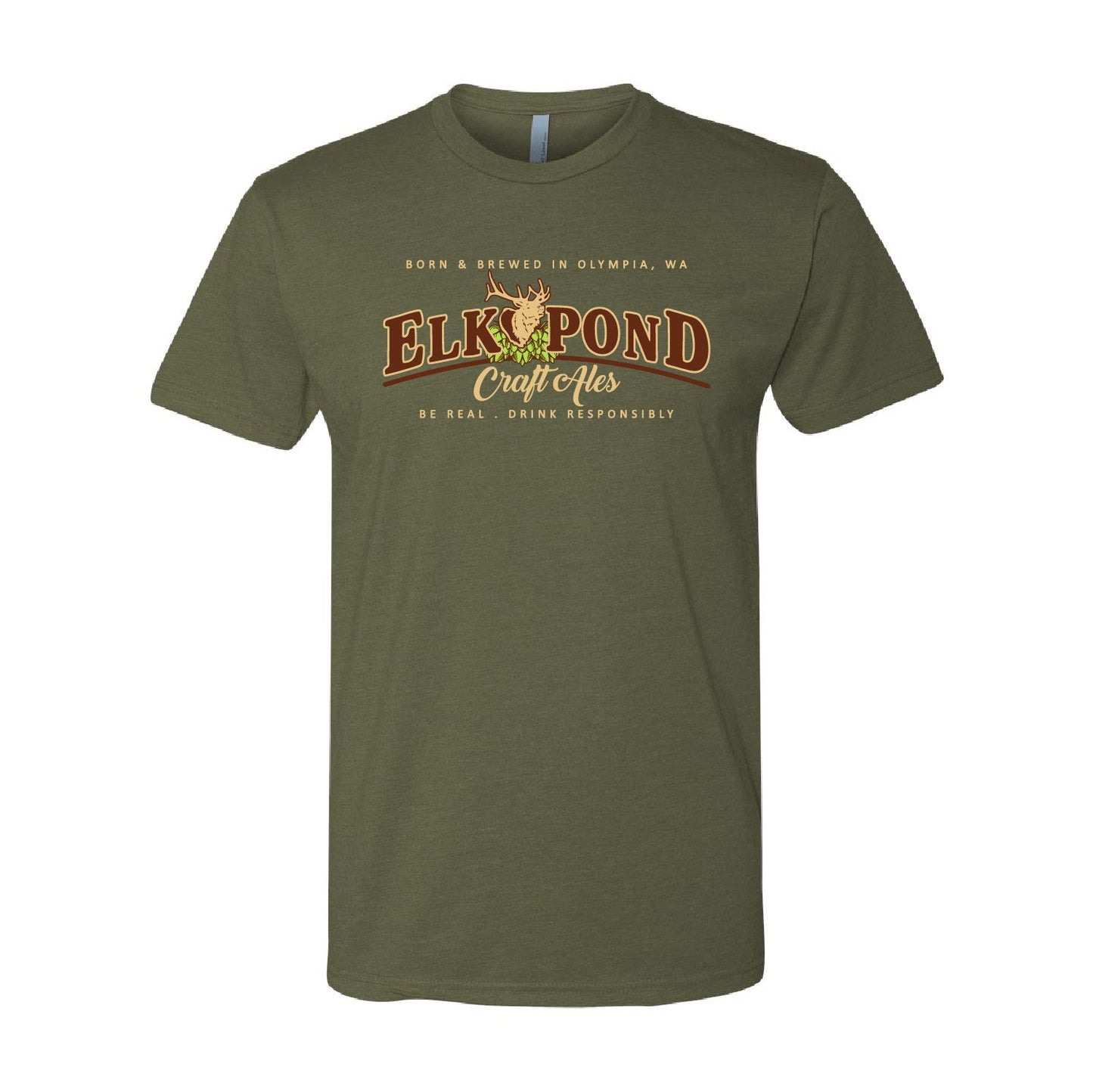 Elk Pond Craft Ales Unisex CVC Short Sleeve Crew