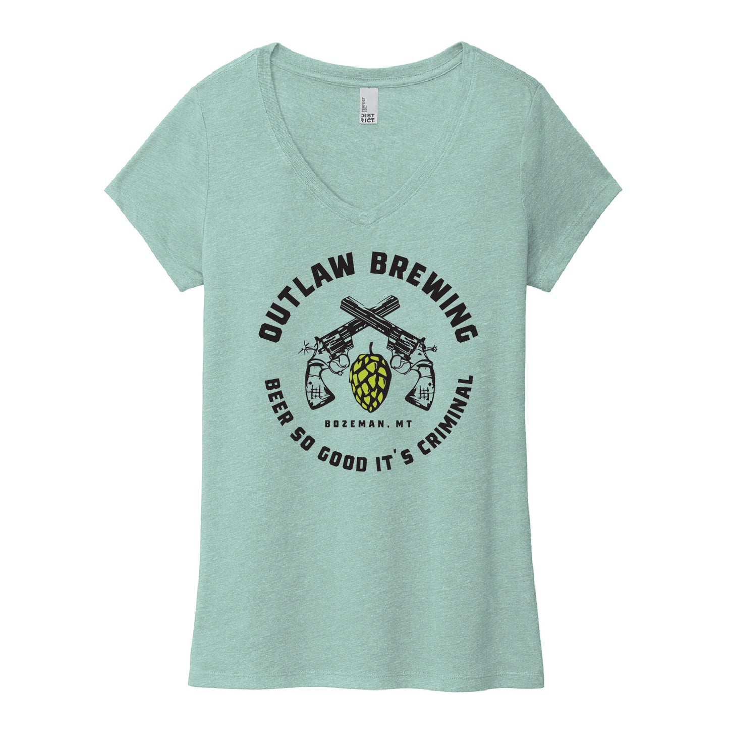 Outlaw Brewing Women’s Perfect Tri ® V-Neck Tee