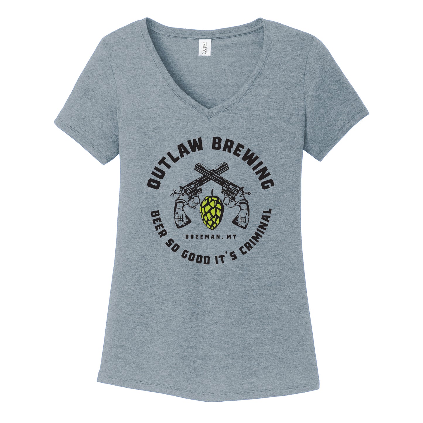 Outlaw Brewing Women’s Perfect Tri ® V-Neck Tee