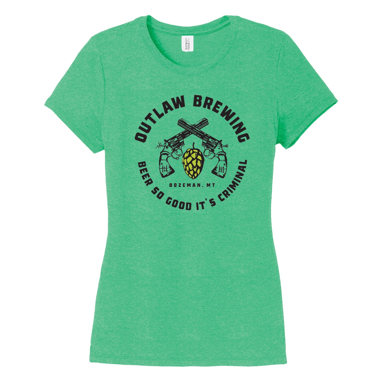 Outlaw Brewing Women’s Perfect Tri ® Tee