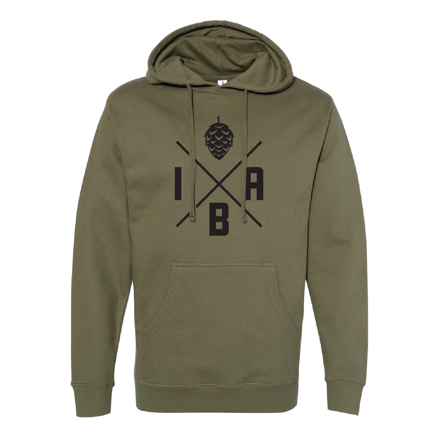 IBA Unisex Midweight Hooded Sweatshirt