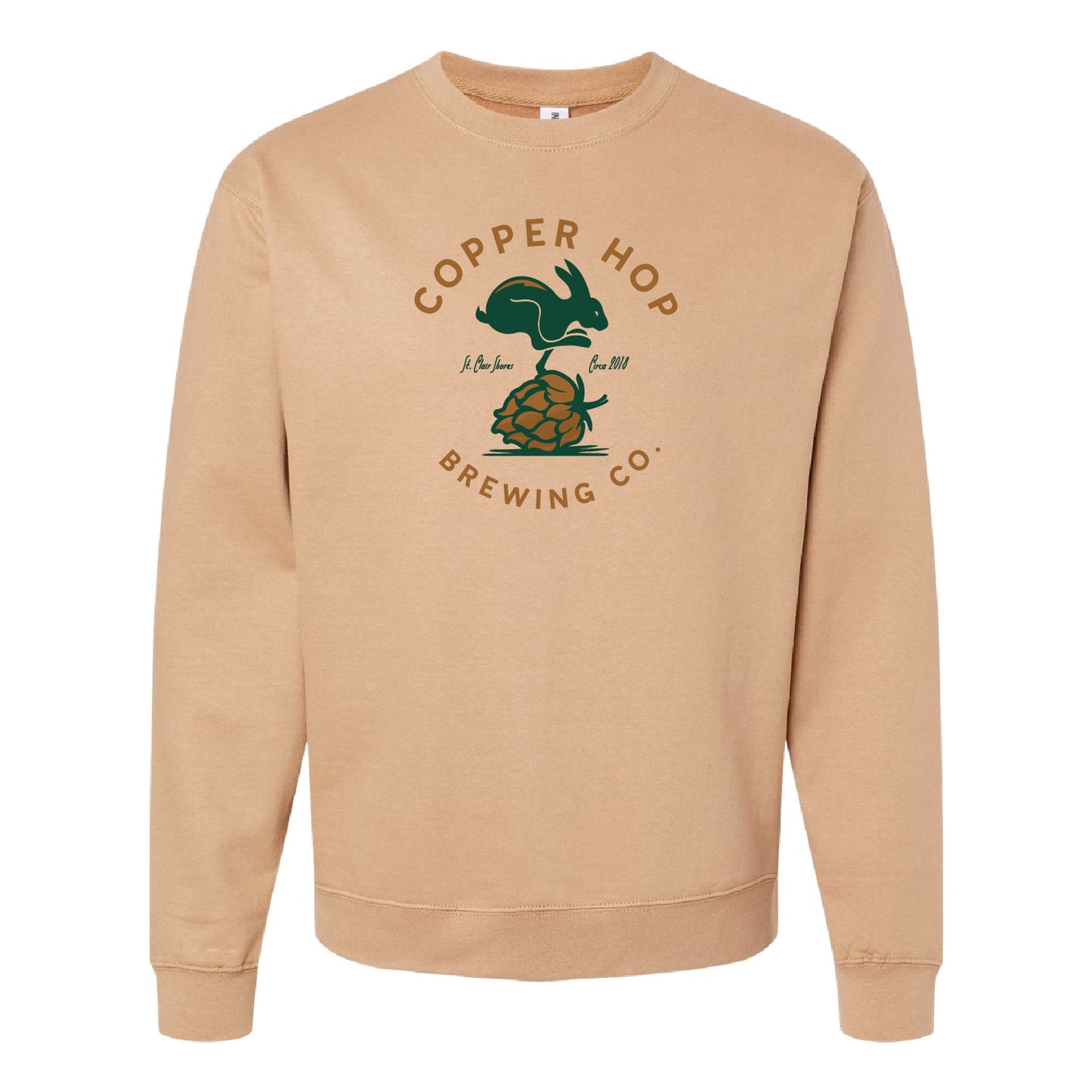 Copper Hop Unisex Midweight Sweatshirt