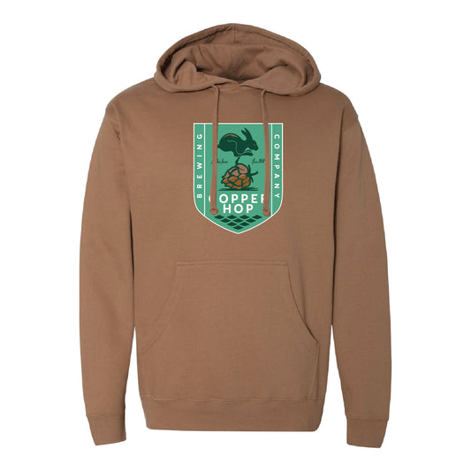 Copper Hop Unisex Midweight Hooded Sweatshirt