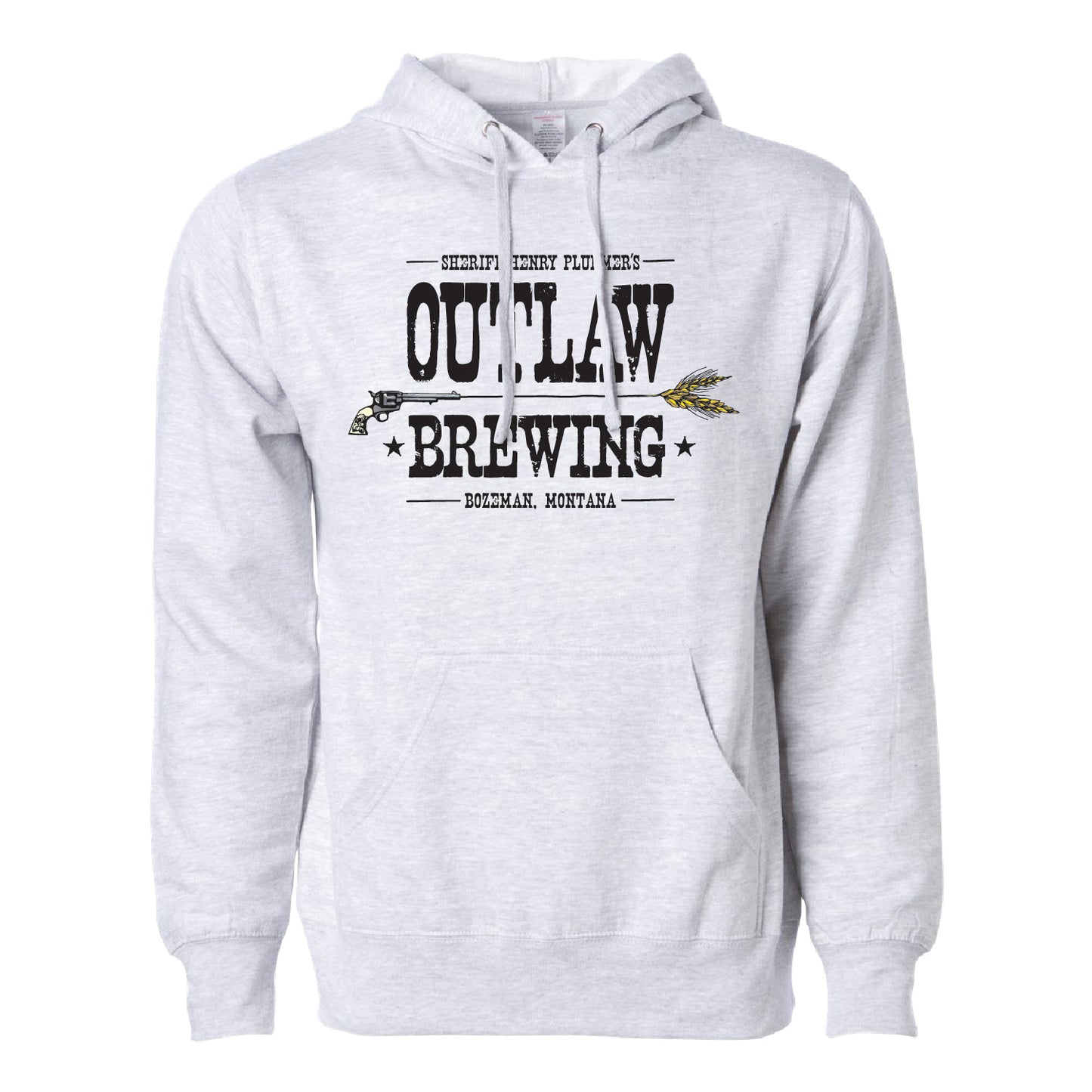Outlaw Brewing Unisex Midweight Hooded Sweatshirt 2