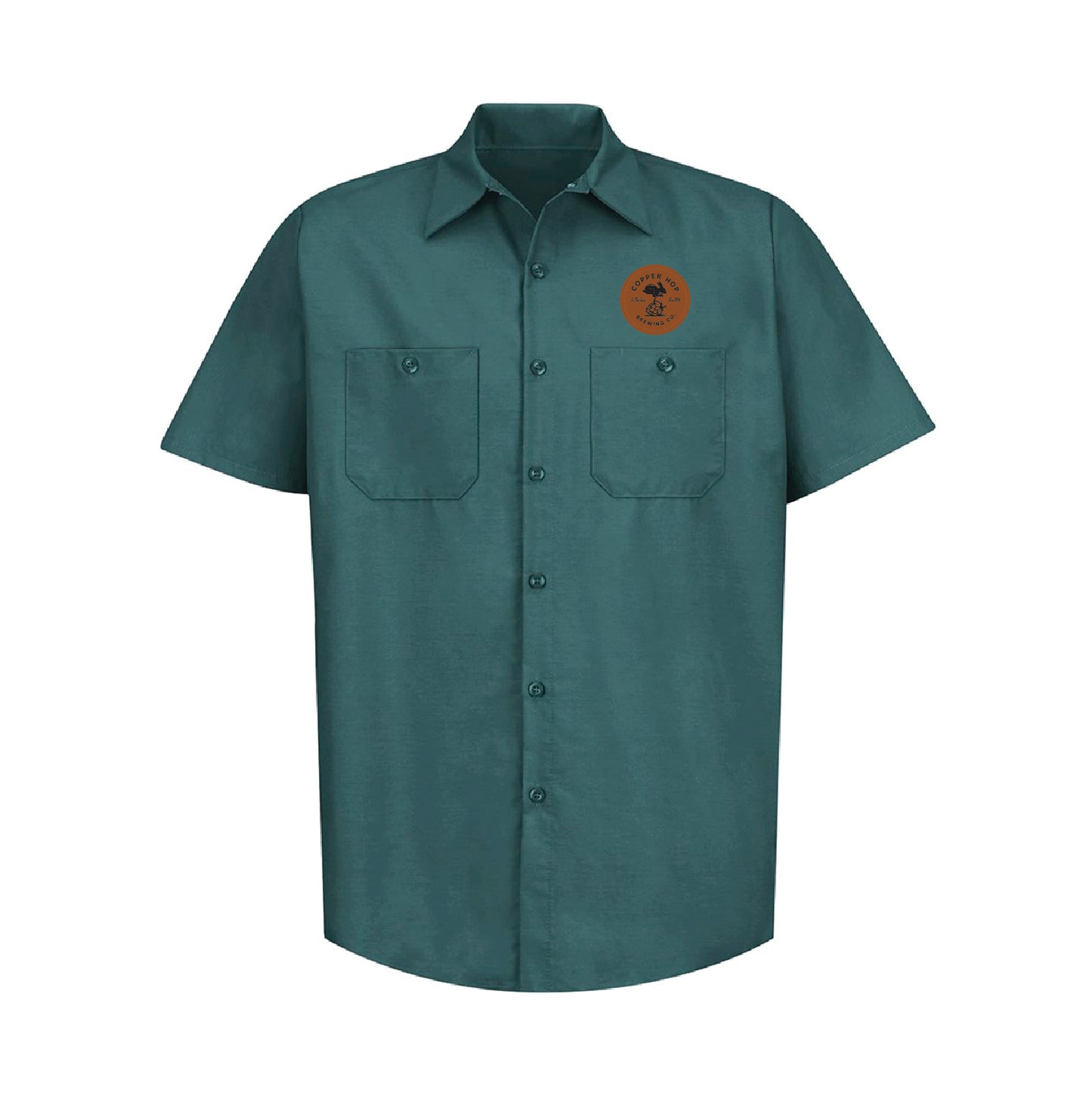 Copper Hop Industrial Short Sleeve Work Shirt