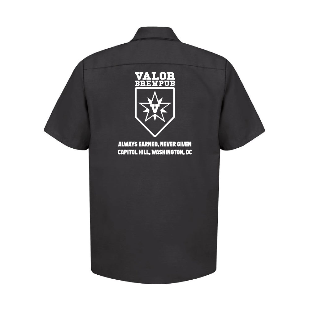 Valor BrewPub Industrial Short Sleeve Work Shirt