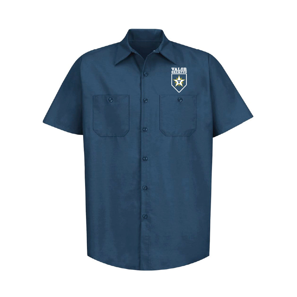 Valor BrewPub Industrial Short Sleeve Work Shirt