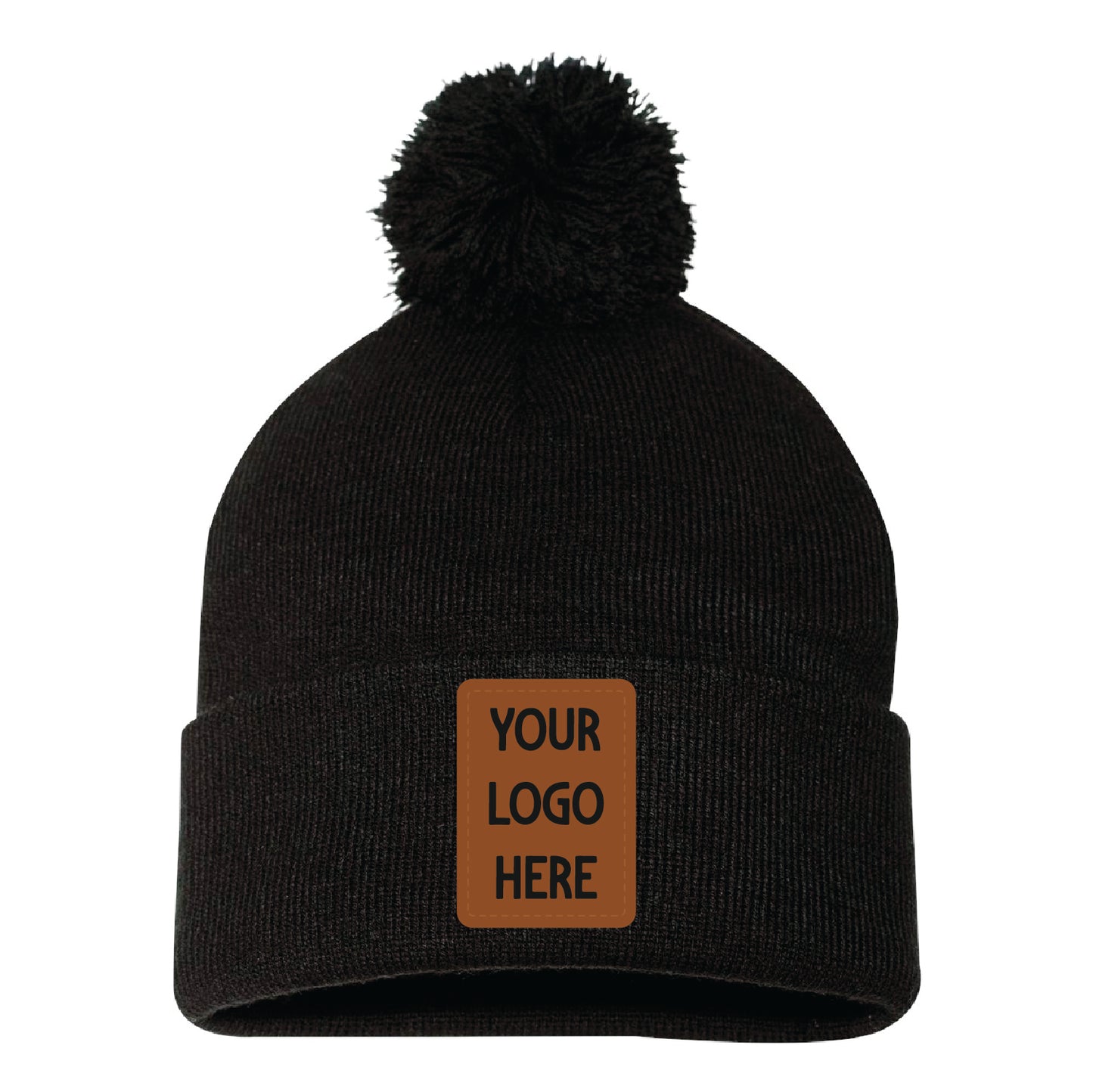 Pom-Pom 12" Knit Beanie