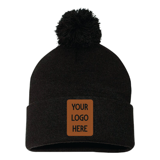 Pom-Pom 12" Knit Beanie