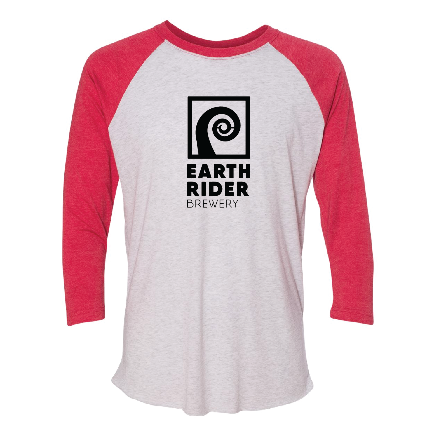 Earth Rider Unisex Tri-Blend 3/4-Sleeve Raglan Tee