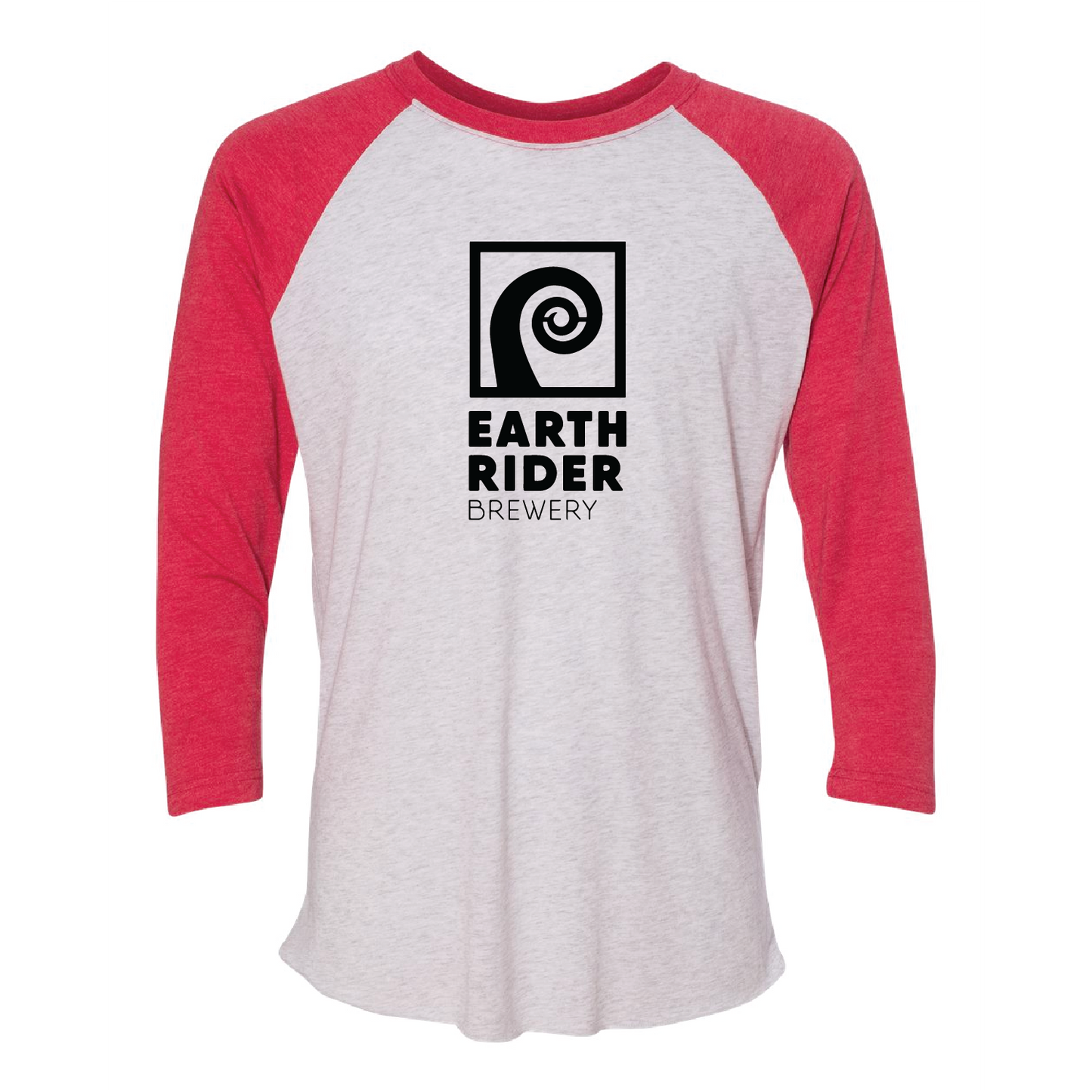 Earth Rider Unisex Tri-Blend 3/4-Sleeve Raglan Tee
