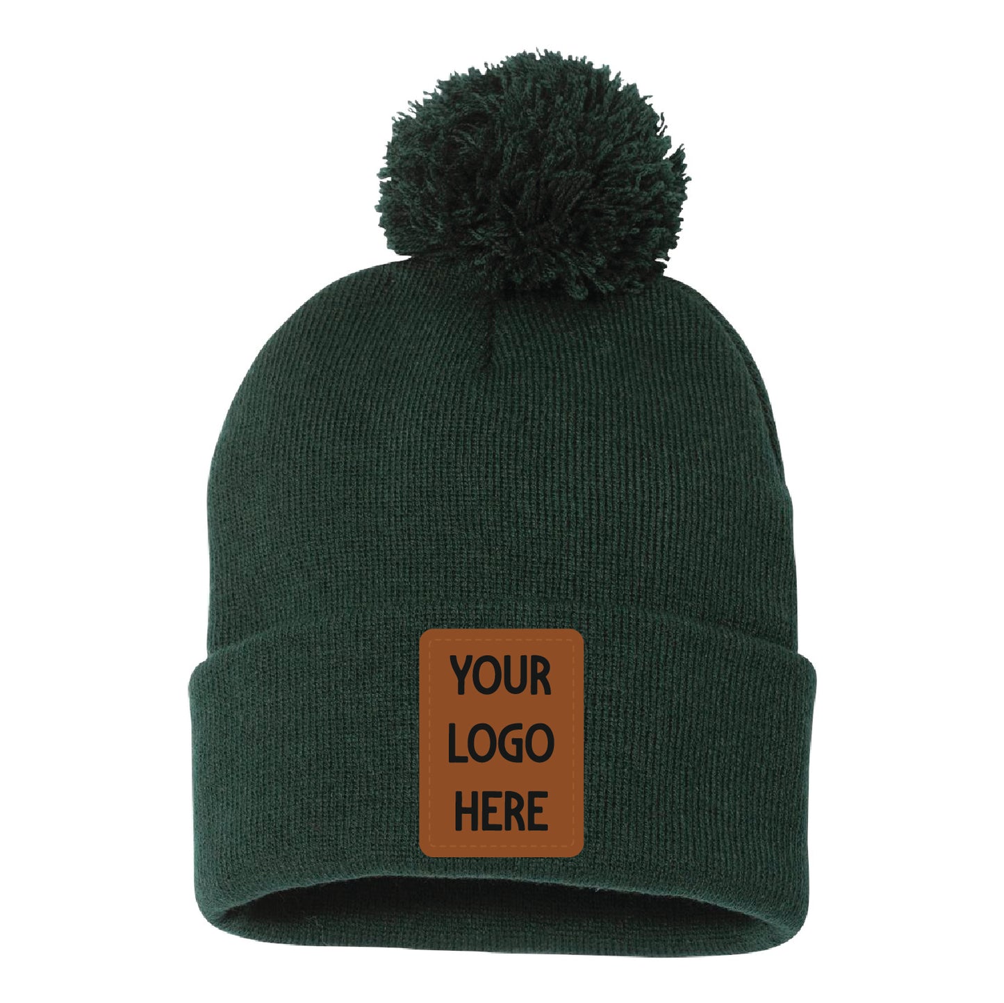 Pom-Pom 12" Knit Beanie