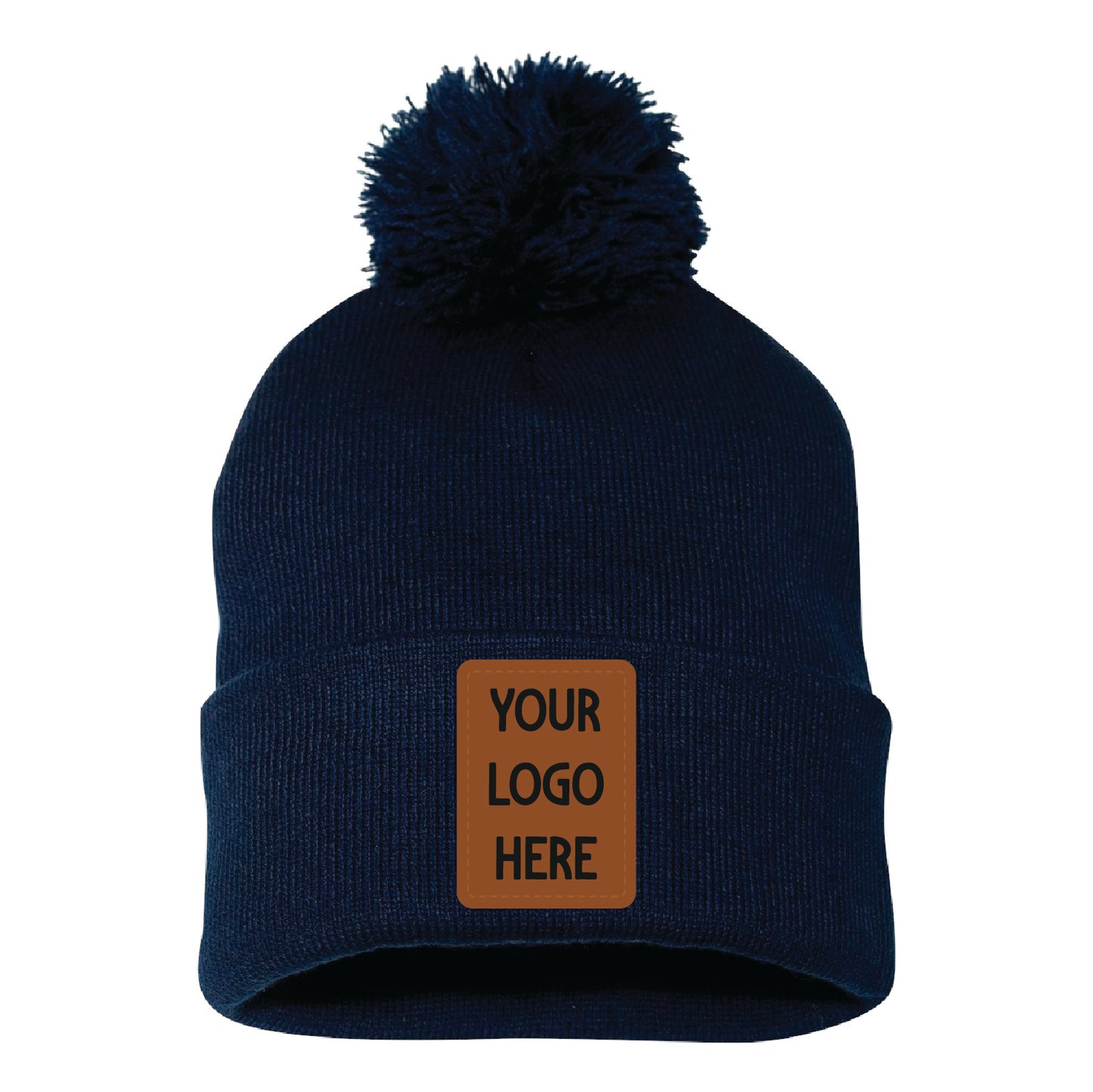 Pom-Pom 12" Knit Beanie