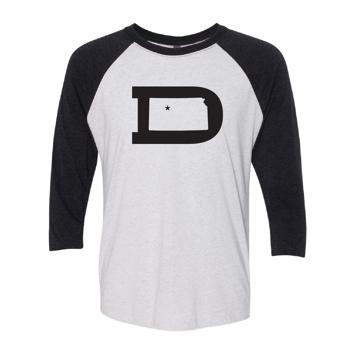 Defiance Brewing Co. Unisex Tri-Blend 3/4-Sleeve Raglan Tee