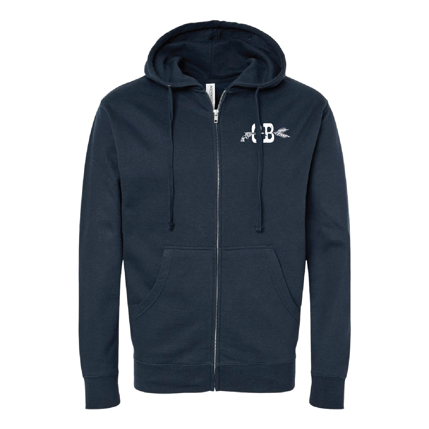 Outlaw Brewing Midweight Full-Zip Hooded Sweatshirt 1