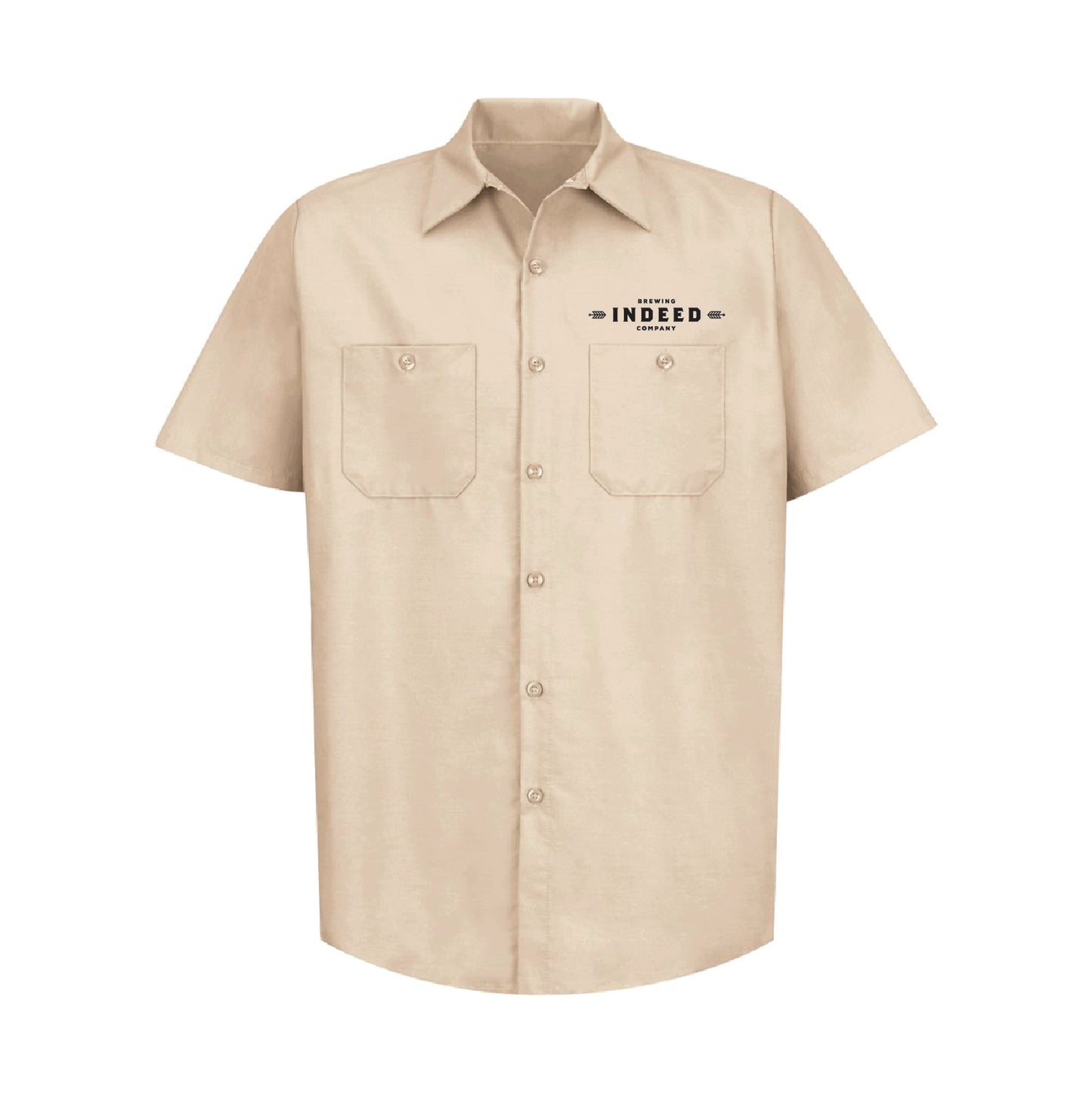 Indeed Brewing Industrial Short Sleeve Work Shirt